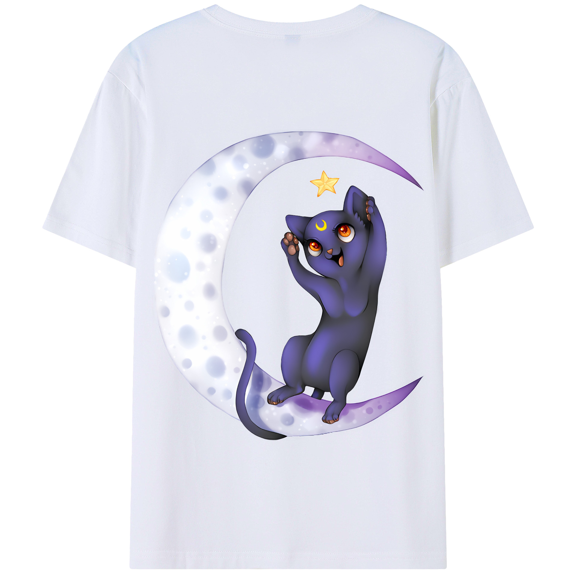 （画像用） 美少女戦士セーラームーン Sailor Moon 綿100％半袖Tシャツ（背面プリント）