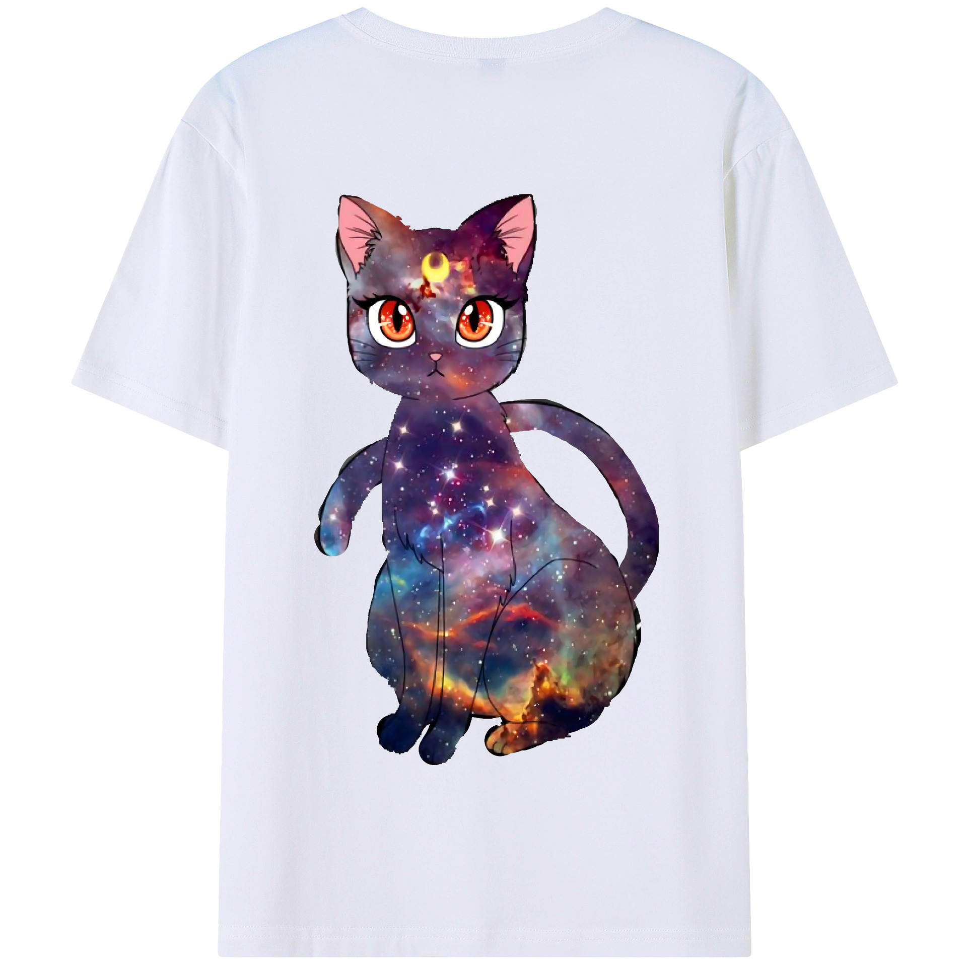 （画像用） 美少女戦士セーラームーン Sailor Moon 綿100％半袖Tシャツ（背面プリント）