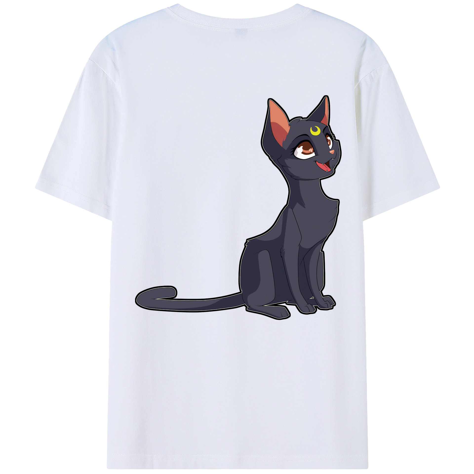 （画像用） 美少女戦士セーラームーン Sailor Moon 綿100％半袖Tシャツ（背面プリント）