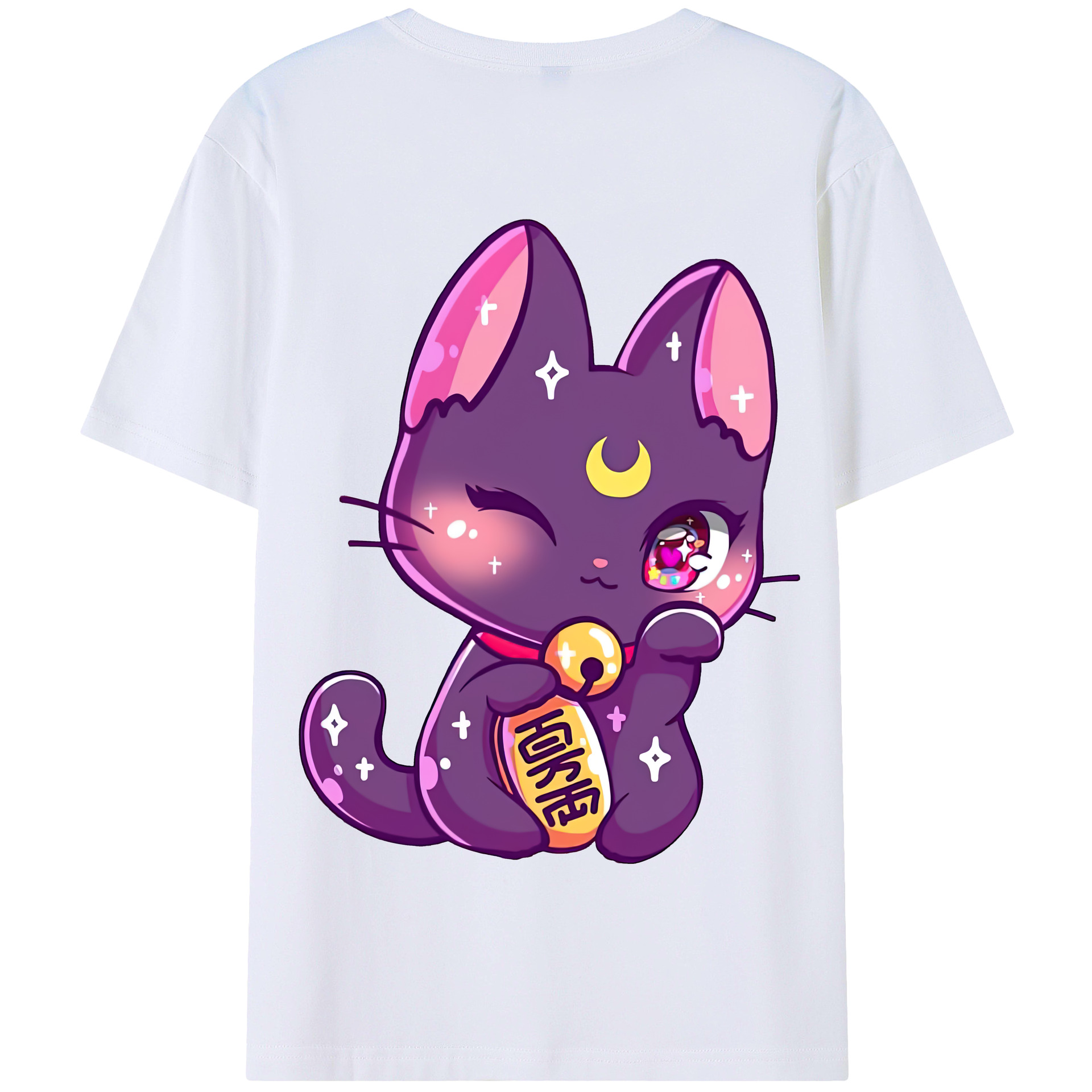 （画像用） 美少女戦士セーラームーン Sailor Moon 綿100％半袖Tシャツ（背面プリント）