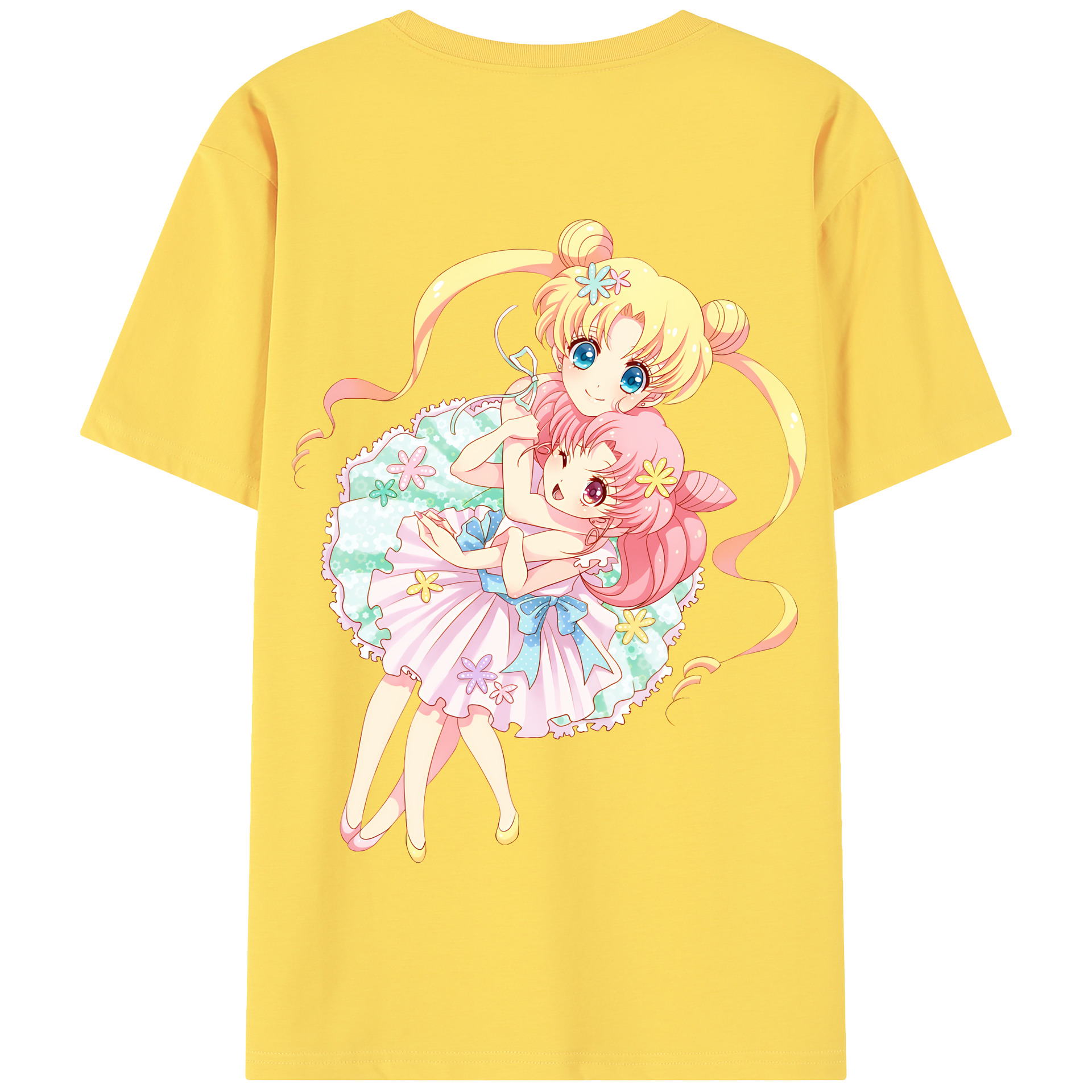 （画像用） 美少女戦士セーラームーン 愛野 美奈子 あいの みなこ Sailor Moon Aino Minako 綿100％半袖Tシャツ（背面プリント）