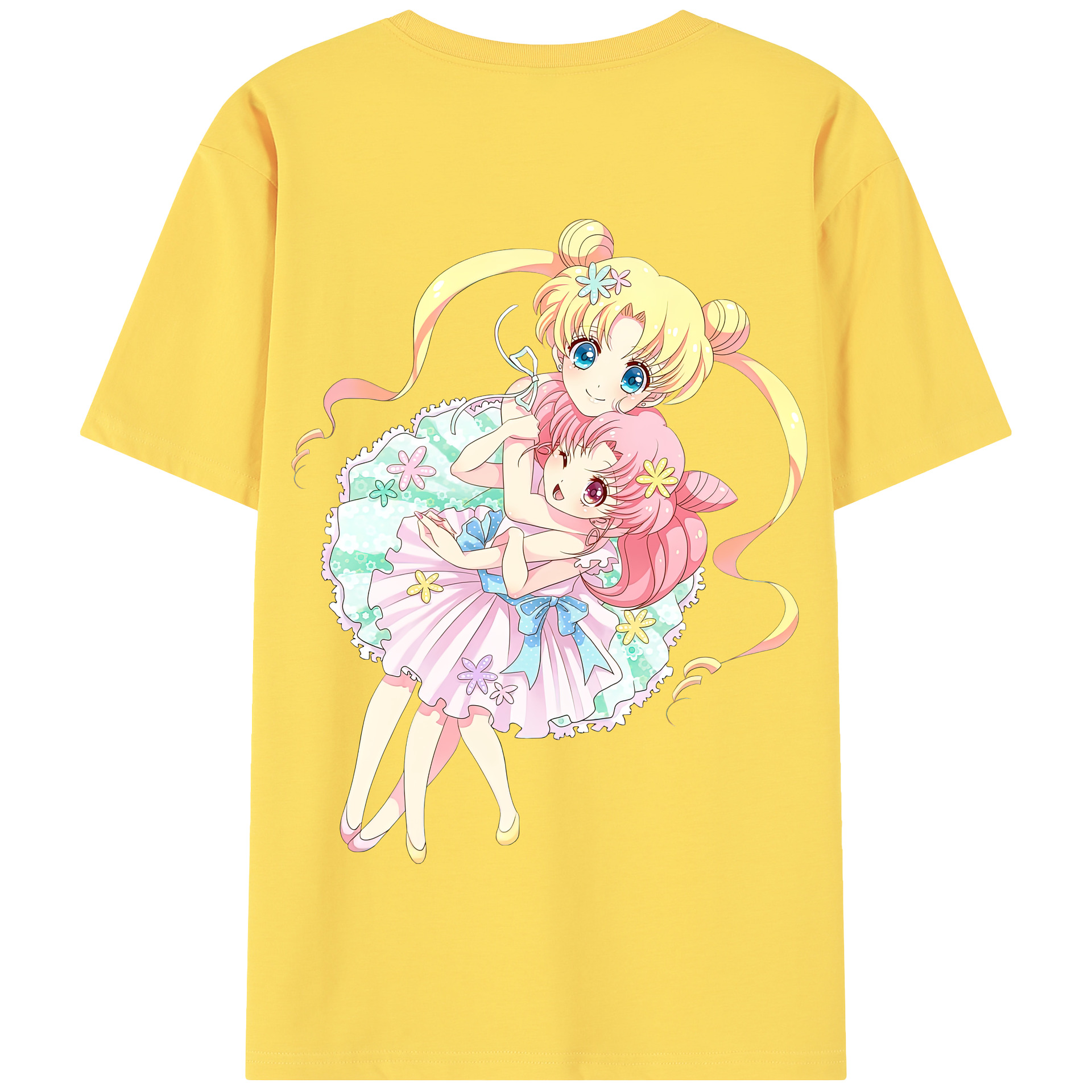 （画像用） 美少女戦士セーラームーン 愛野 美奈子 あいの みなこ Sailor Moon Aino Minako 綿100％半袖Tシャツ（背面プリント）