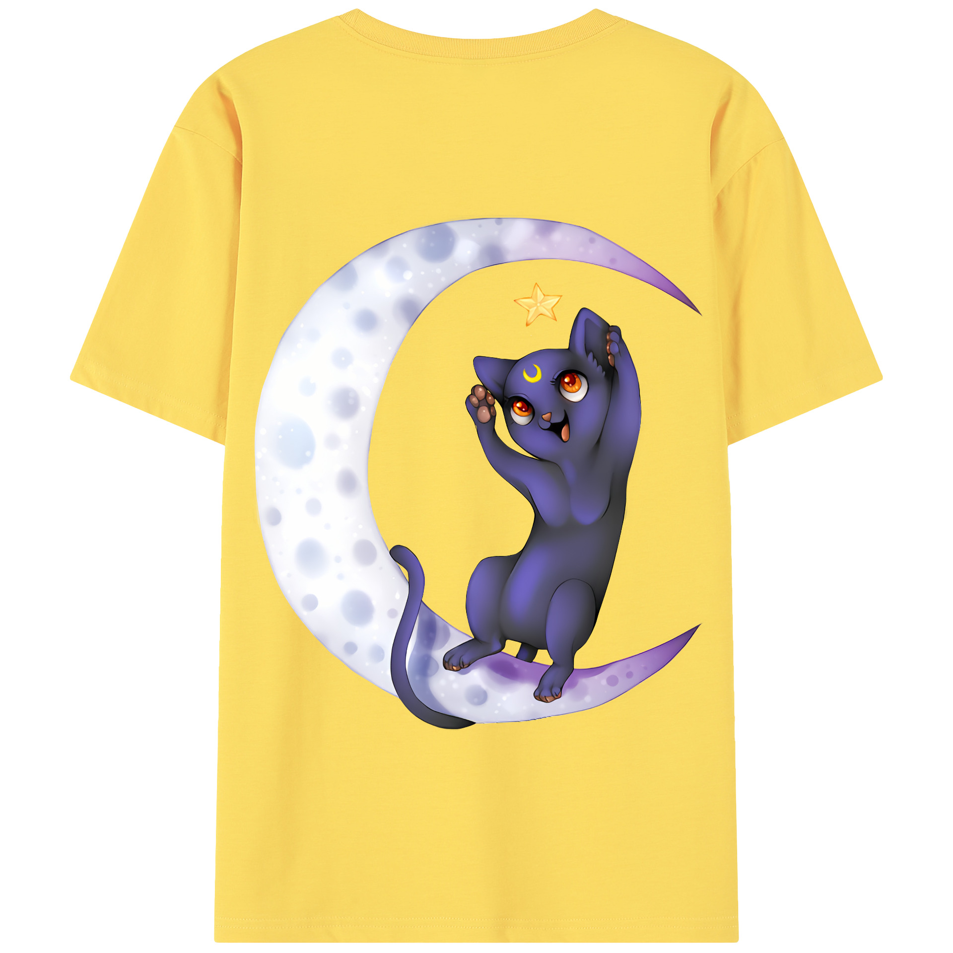 （画像用） 美少女戦士セーラームーン Sailor Moon 綿100％半袖Tシャツ（背面プリント）