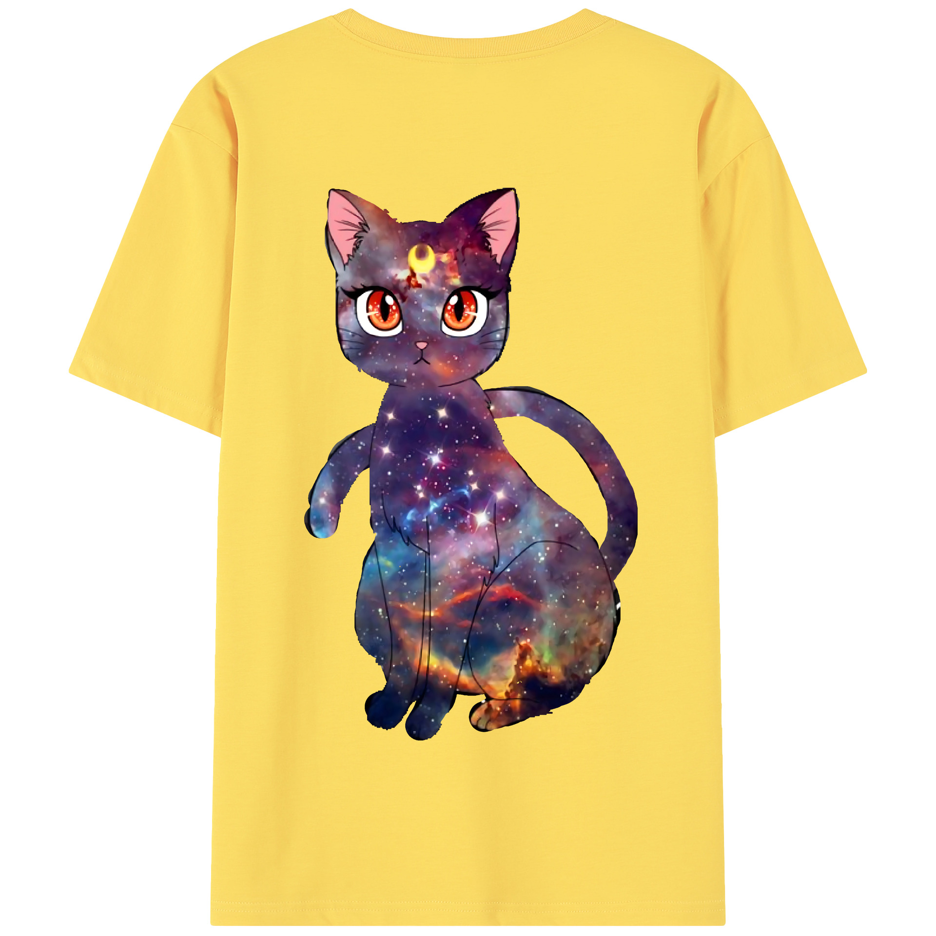 （画像用） 美少女戦士セーラームーン Sailor Moon 綿100％半袖Tシャツ（背面プリント）