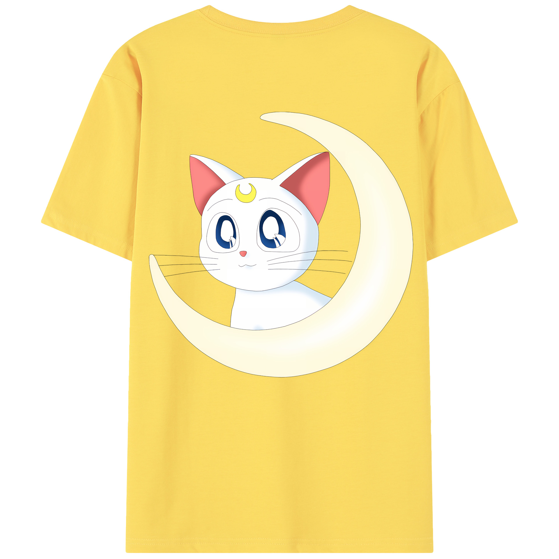 （画像用） 美少女戦士セーラームーン Sailor Moon 綿100％半袖Tシャツ（背面プリント）