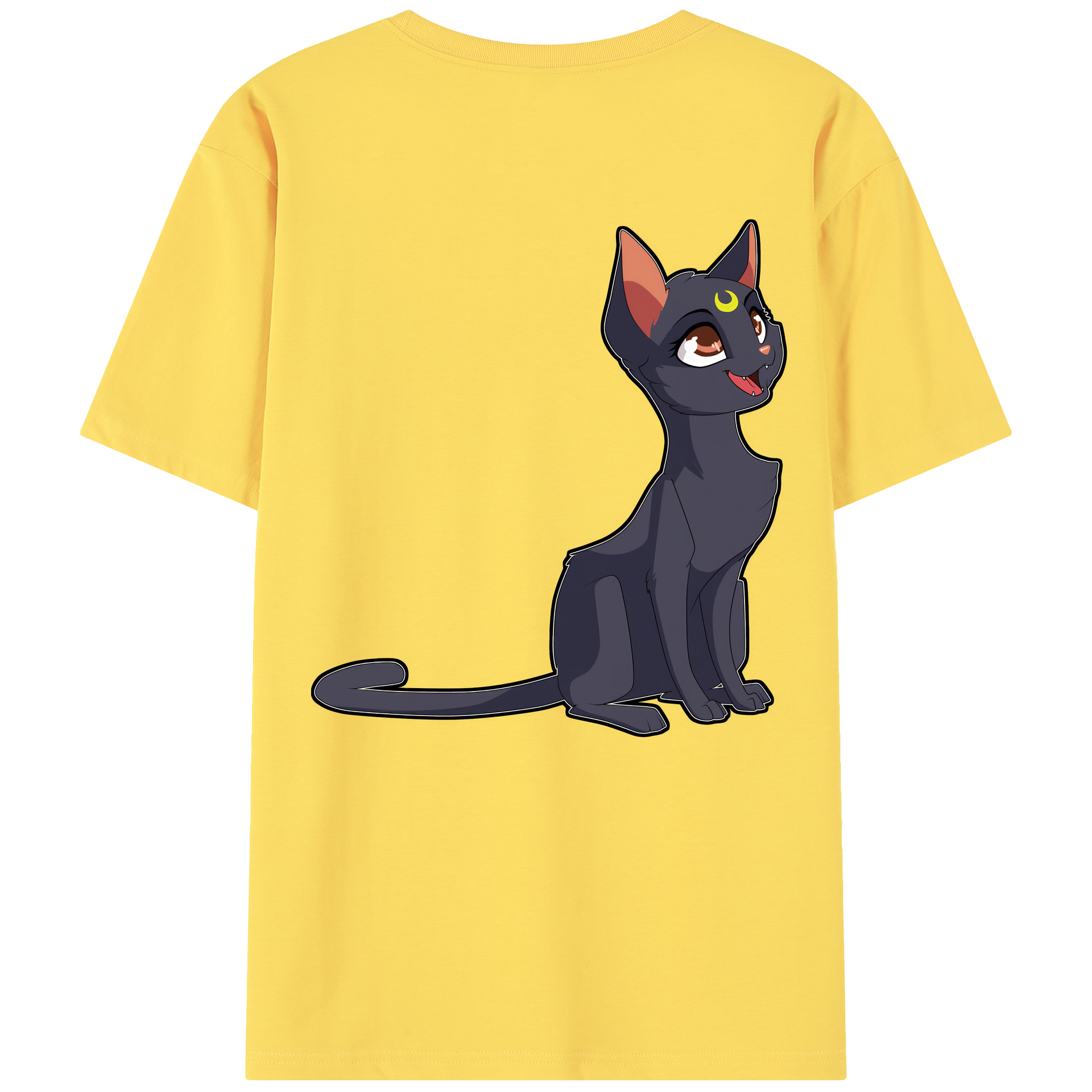 （画像用） 美少女戦士セーラームーン Sailor Moon 綿100％半袖Tシャツ（背面プリント）