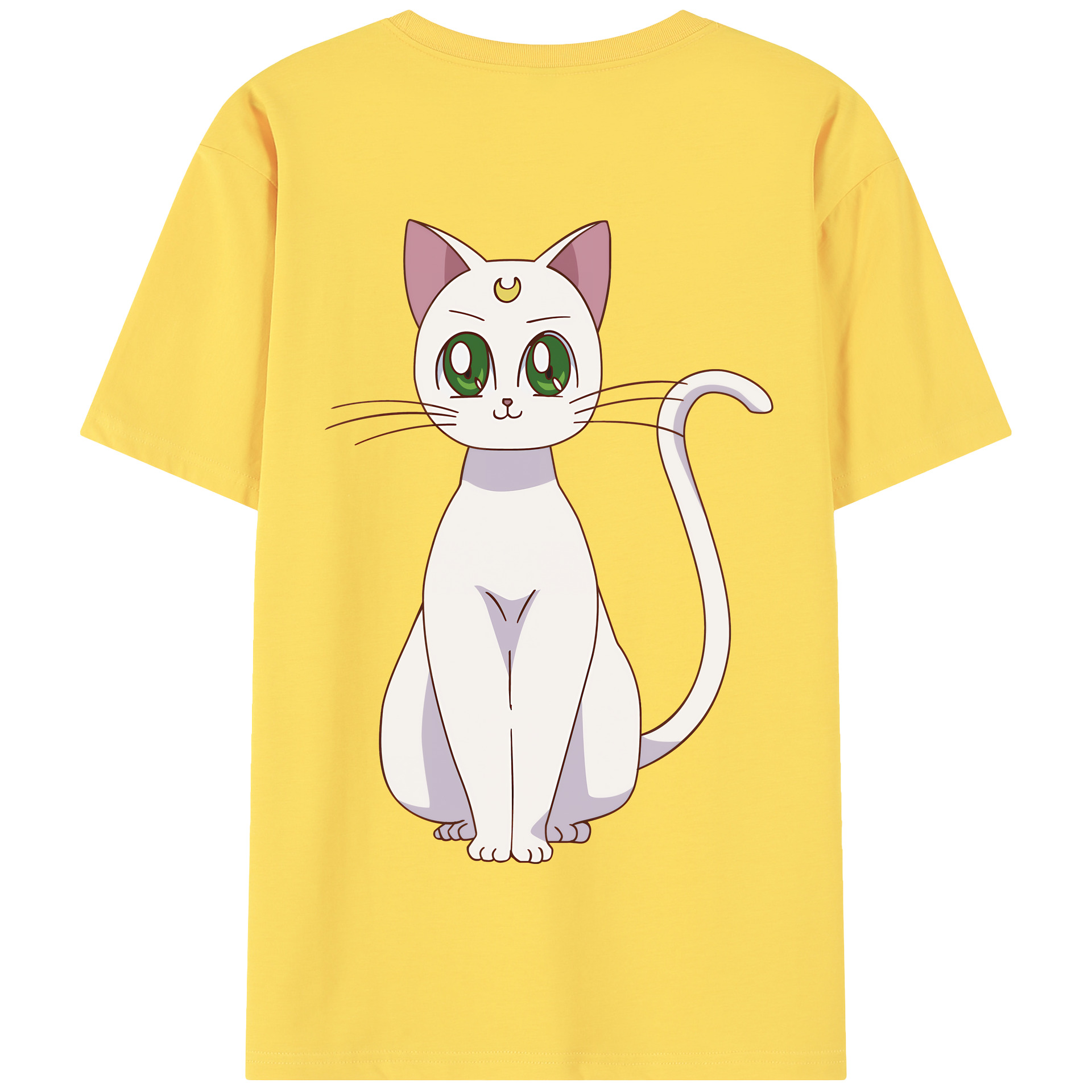 （画像用） 美少女戦士セーラームーン Sailor Moon 綿100％半袖Tシャツ（背面プリント）