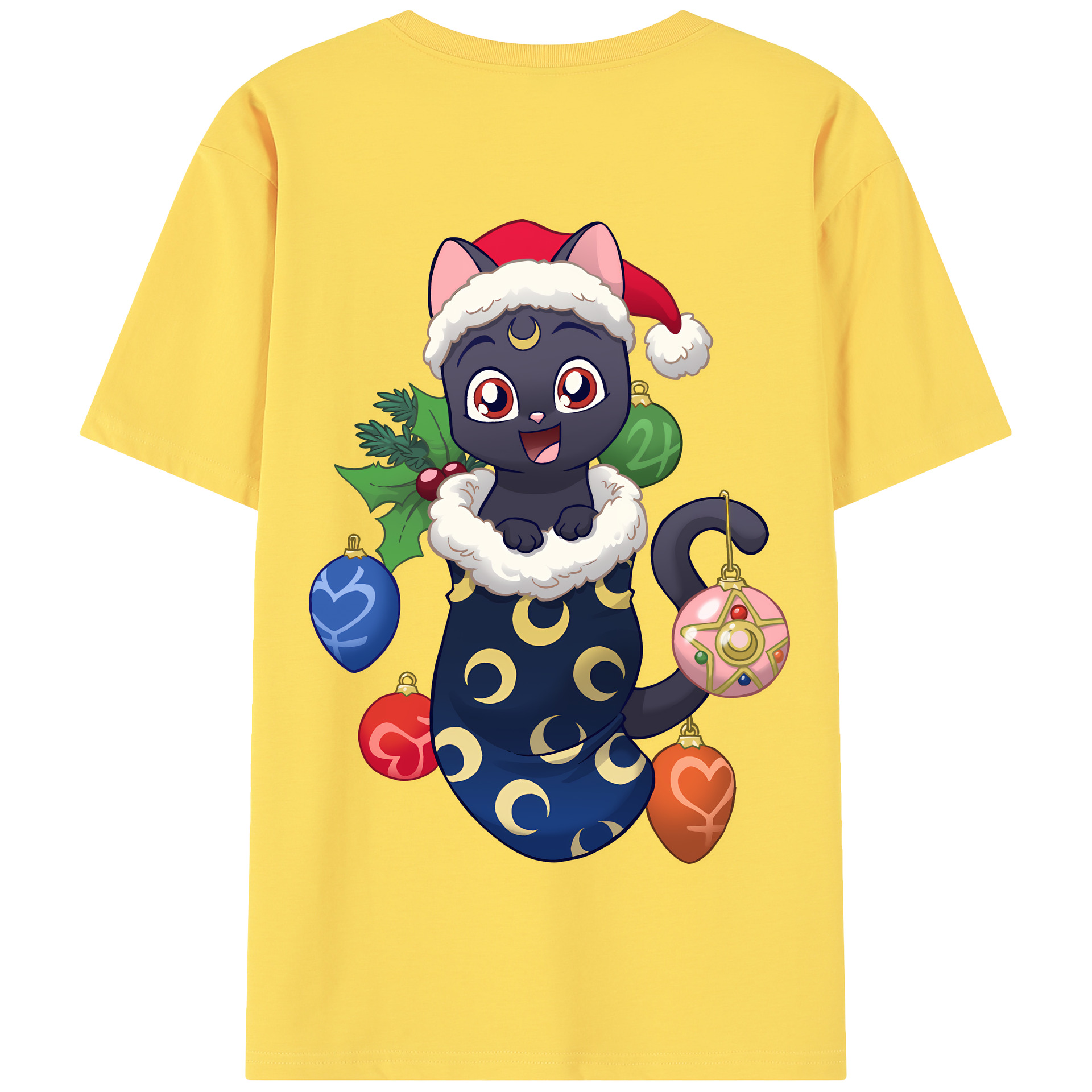 （画像用） 美少女戦士セーラームーン Sailor Moon 綿100％半袖Tシャツ（背面プリント）