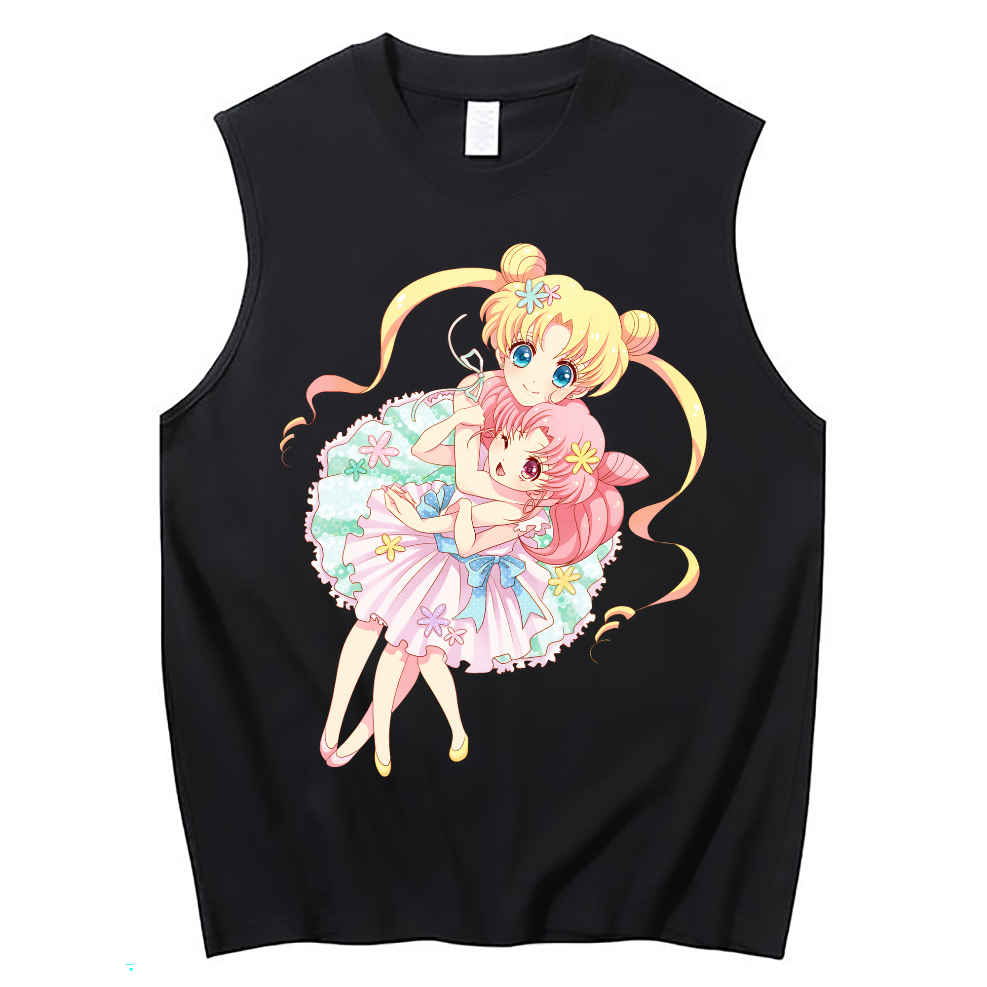（画像用） 美少女戦士セーラームーン 愛野 美奈子 あいの みなこ Sailor Moon Aino Minako コットン100％タンクトップ（フロントプリント）