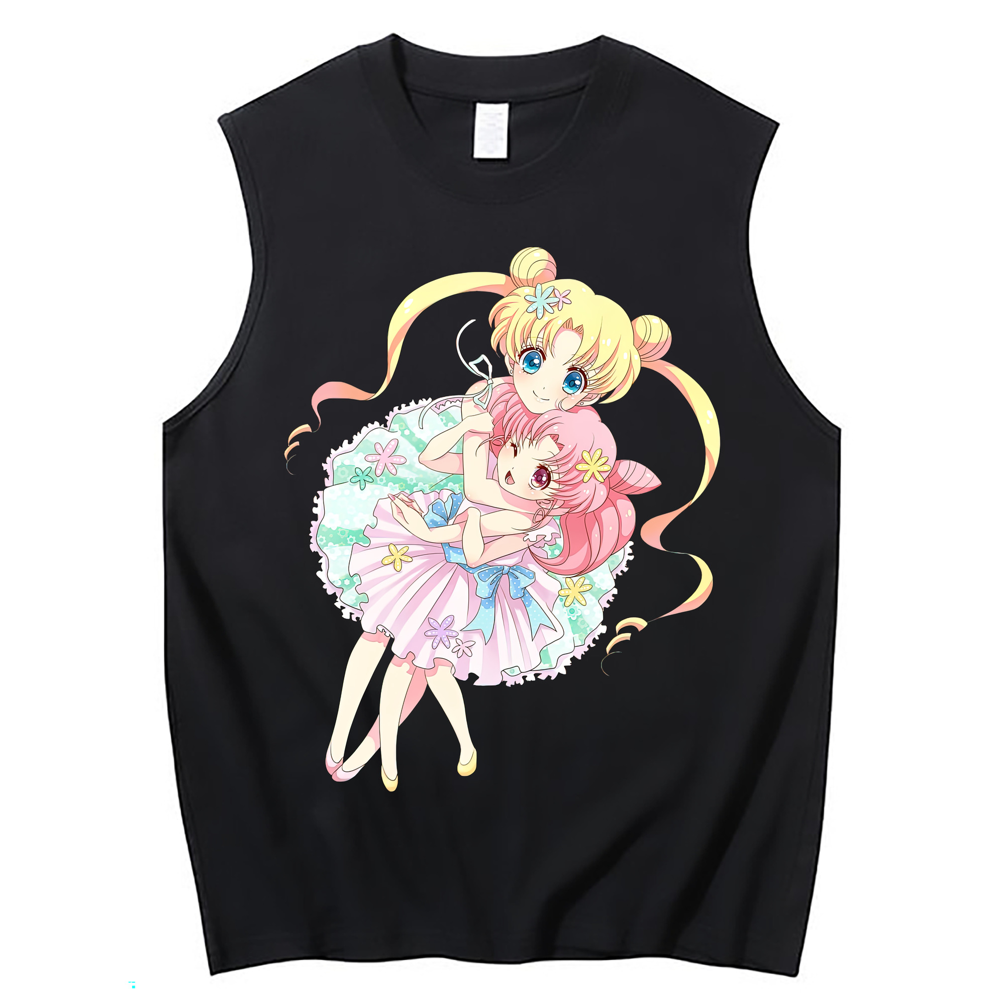 （画像用） 美少女戦士セーラームーン 愛野 美奈子 あいの みなこ Sailor Moon Aino Minako コットン100％タンクトップ（フロントプリント）
