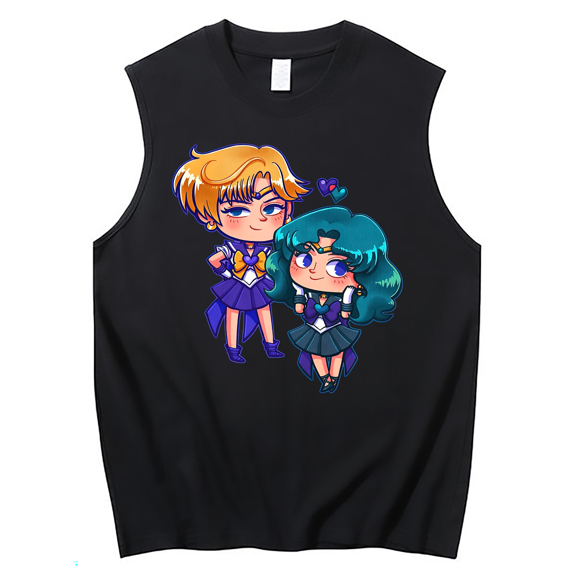 （画像用） 美少女戦士セーラームーン 天王はるか Sailor Moon Tenoh Haruka コットン100％タンクトップ（フロントプリント）