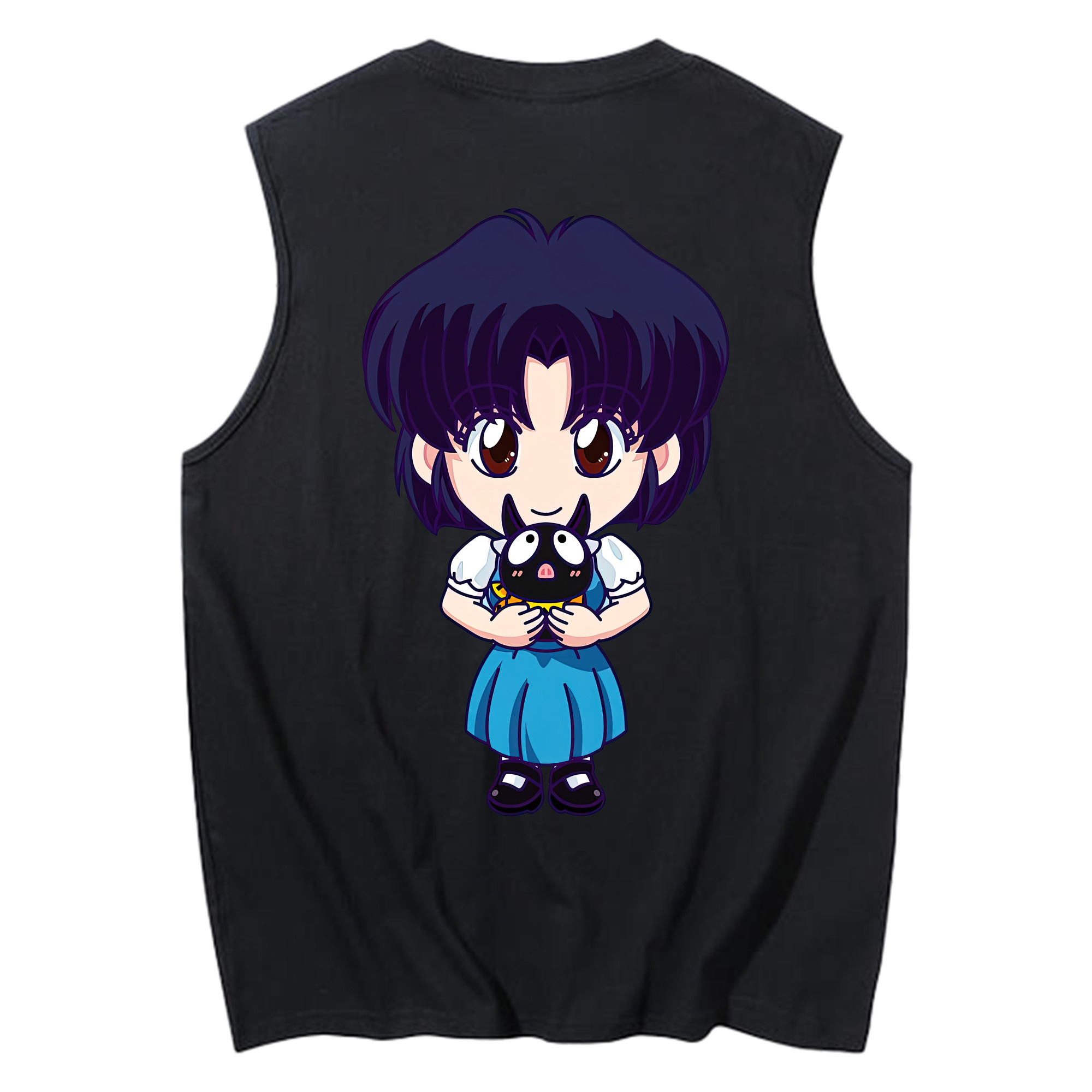 （画像用） 美少女戦士セーラームーン 水野 亜美 みずの あみ Sailor Moon Mizuno Ami コットン100％タンクトップ（背面プリント）