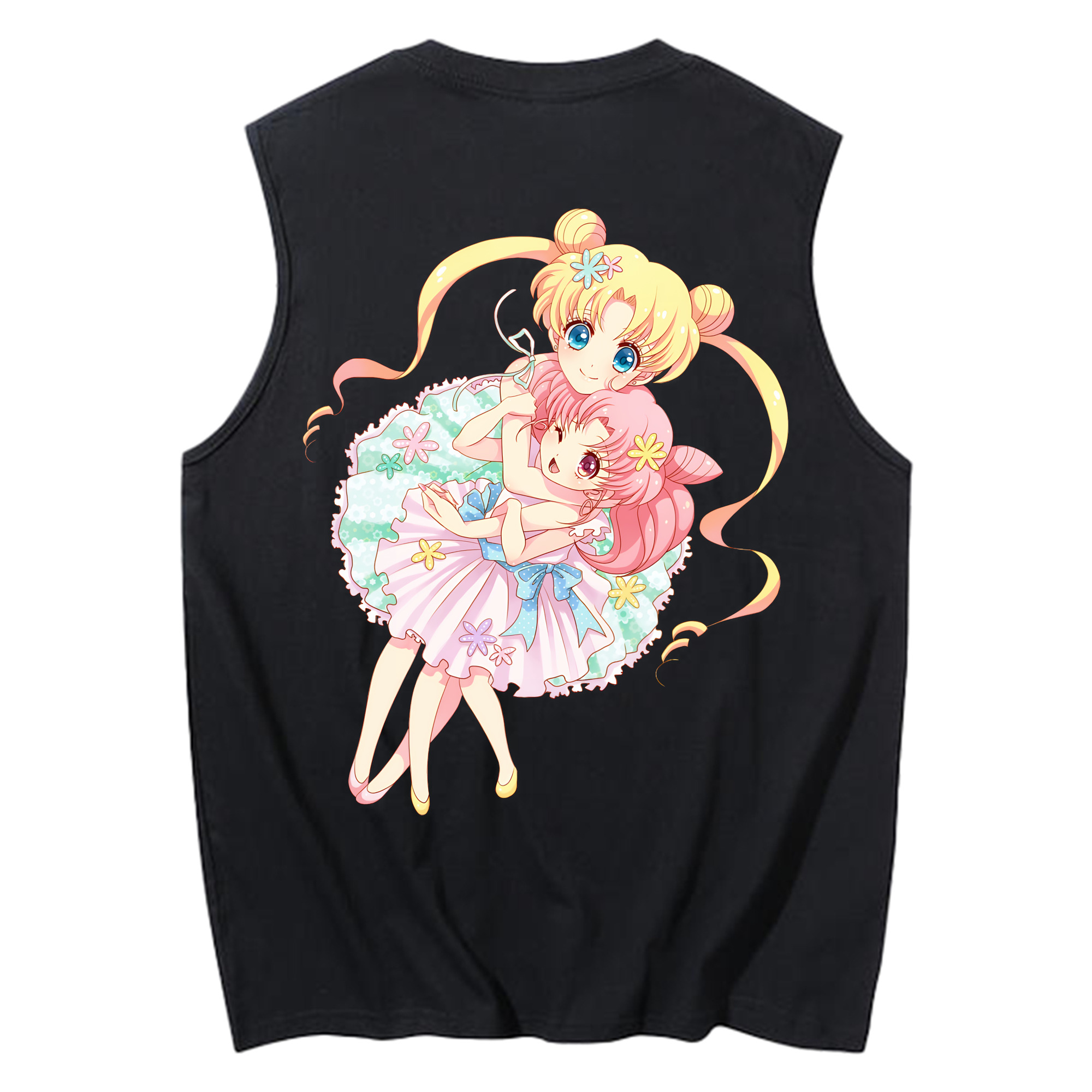 （画像用） 美少女戦士セーラームーン 愛野 美奈子 あいの みなこ Sailor Moon Aino Minako コットン100％タンクトップ（背面プリント）