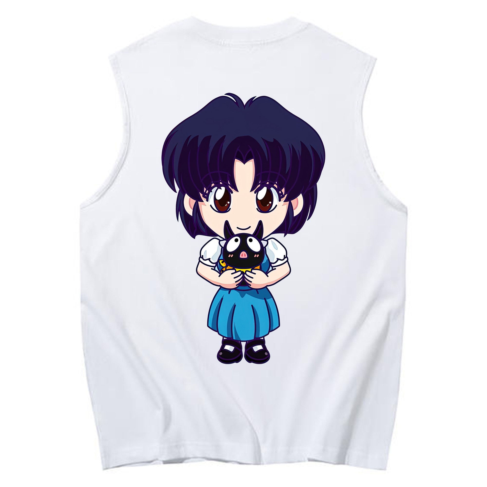 （画像用） 美少女戦士セーラームーン 水野 亜美 みずの あみ Sailor Moon Mizuno Ami コットン100％タンクトップ（背面プリント）