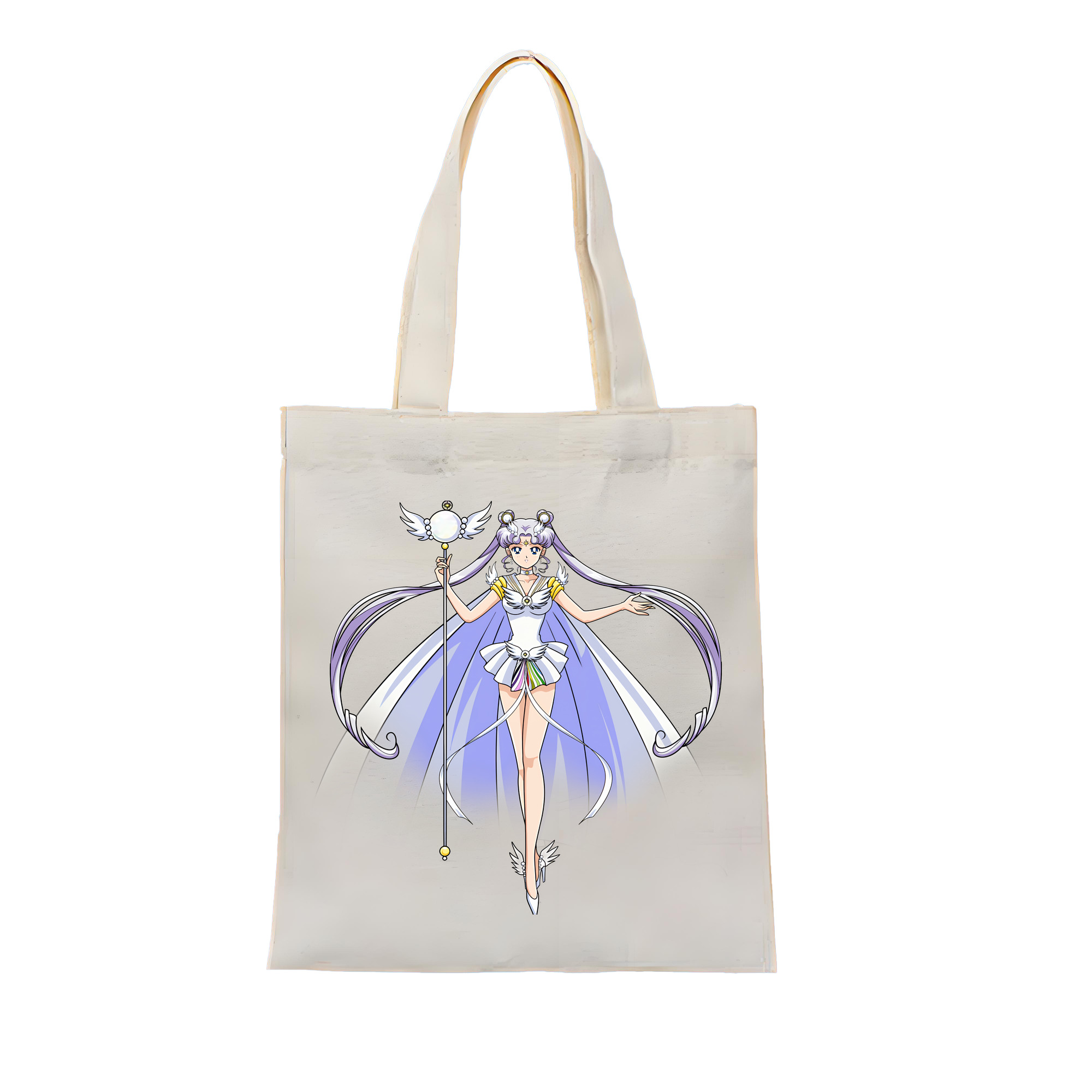 （画像用） 美少女戦士セーラームーン 月野 うさぎ つきの うさぎ Sailor Moon Tsukino Usagi 縦型キャンバス生地手提げバッグ　トートバッグ