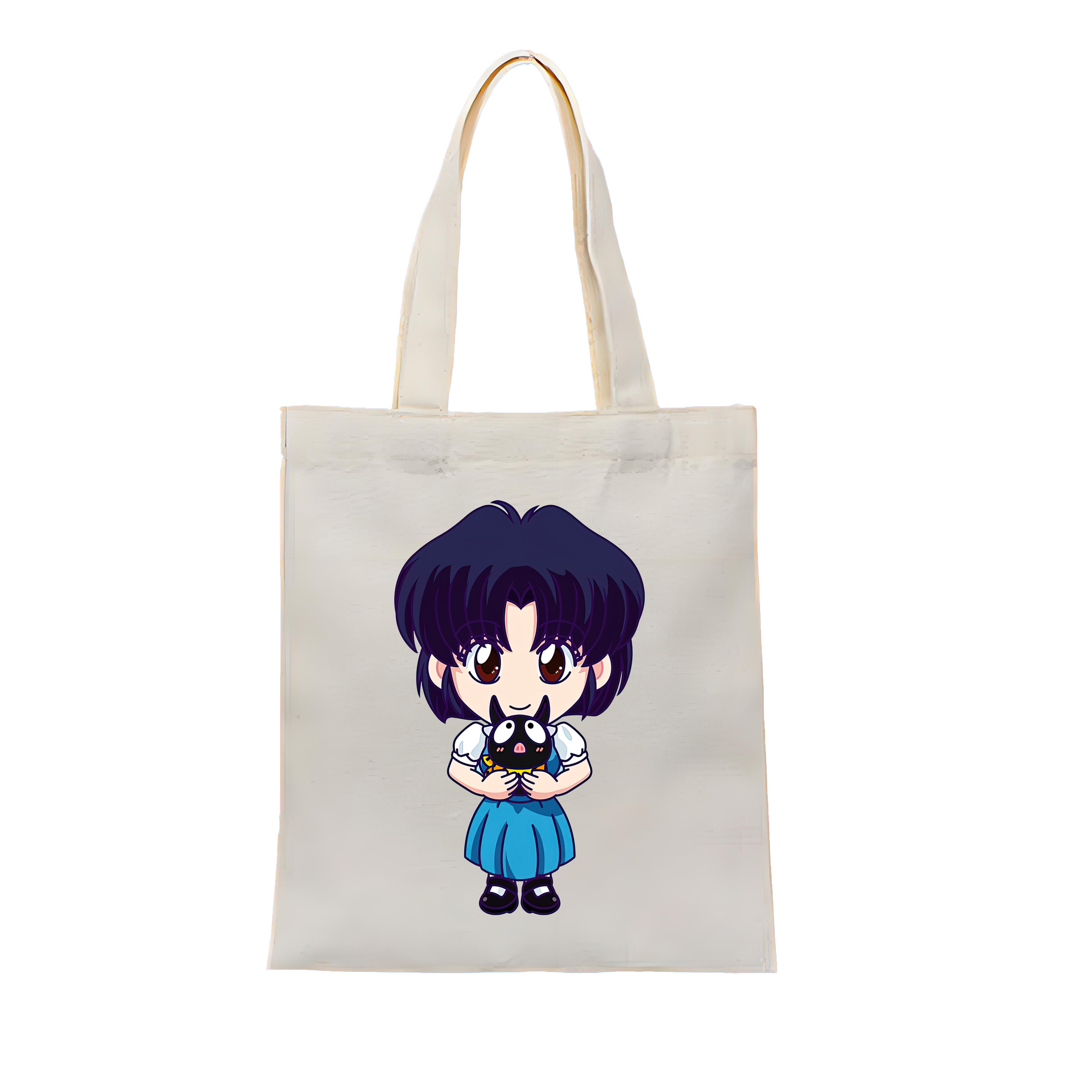 （画像用） 美少女戦士セーラームーン 水野 亜美 みずの あみ Sailor Moon Mizuno Ami 縦型キャンバス生地手提げバッグ　トートバッグ