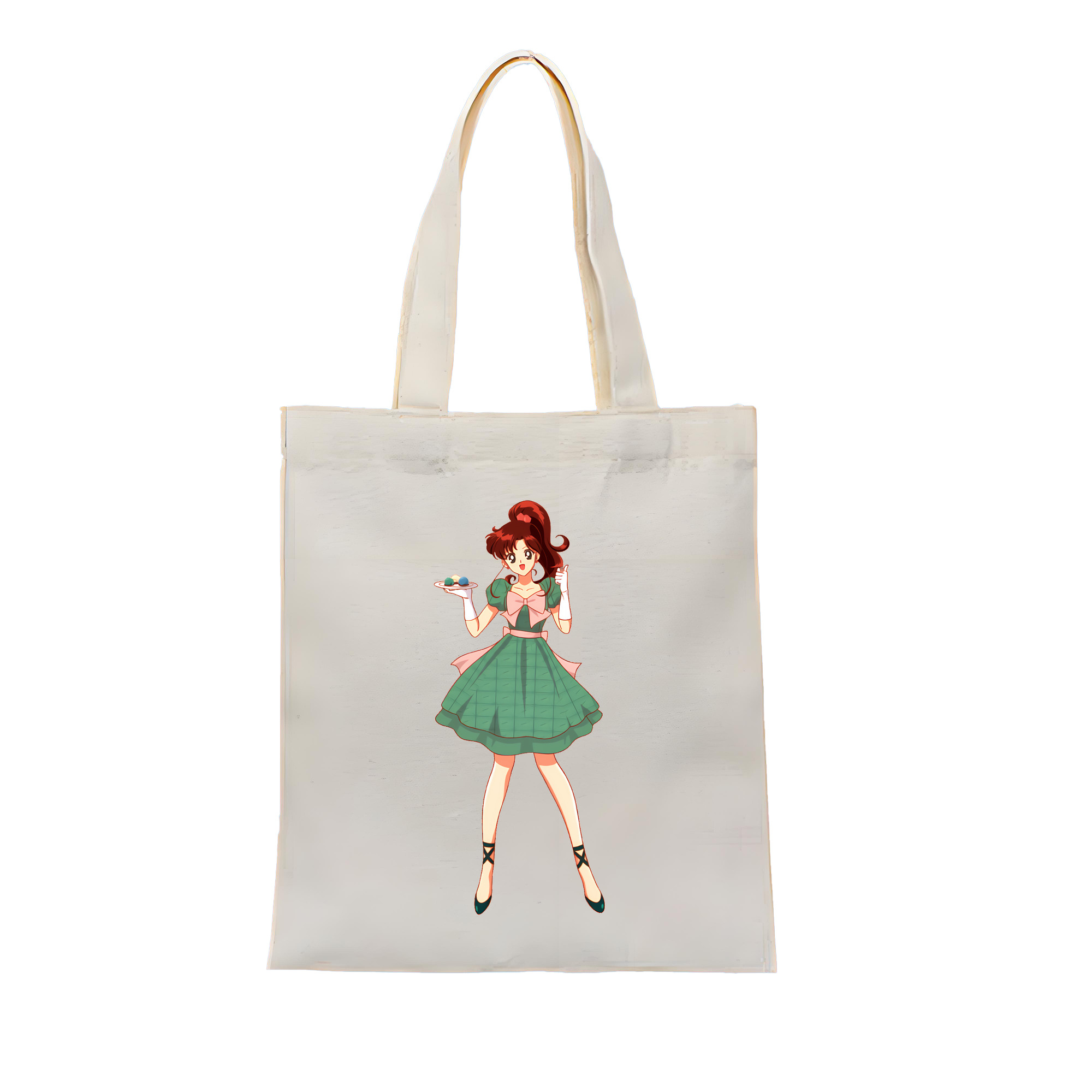 （画像用） 美少女戦士セーラームーン 木野 まこと きの まこと Sailor Moon Kino Makoto （セーラージュピター；Sailor Jupiter） 縦型キャンバス生地手提げバッグ　トートバッグ