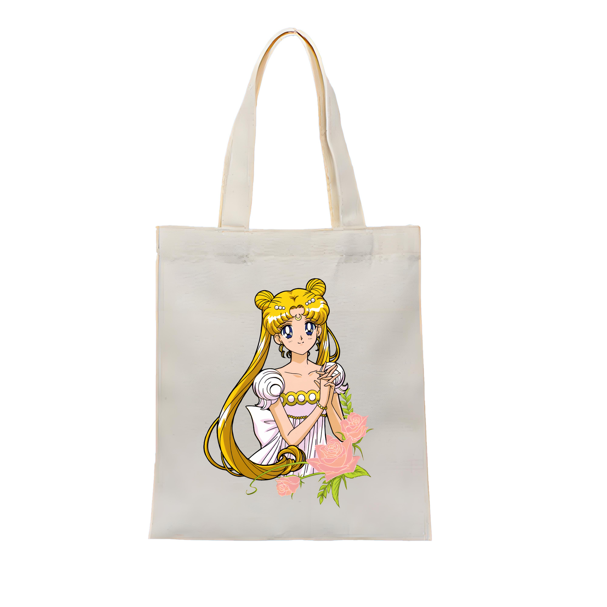 （画像用） 美少女戦士セーラームーン 愛野 美奈子 あいの みなこ Sailor Moon Aino Minako 縦型キャンバス生地手提げバッグ　トートバッグ