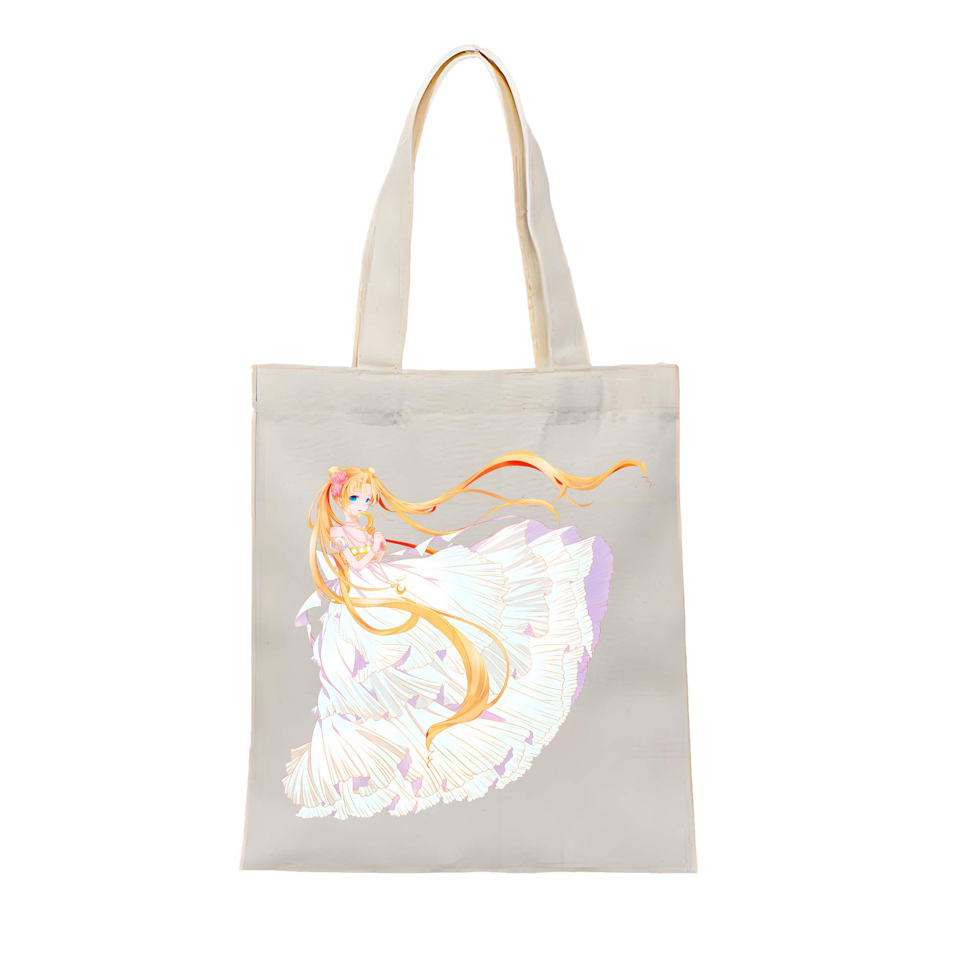 （画像用） 美少女戦士セーラームーン 愛野 美奈子 あいの みなこ Sailor Moon Aino Minako 縦型キャンバス生地手提げバッグ　トートバッグ