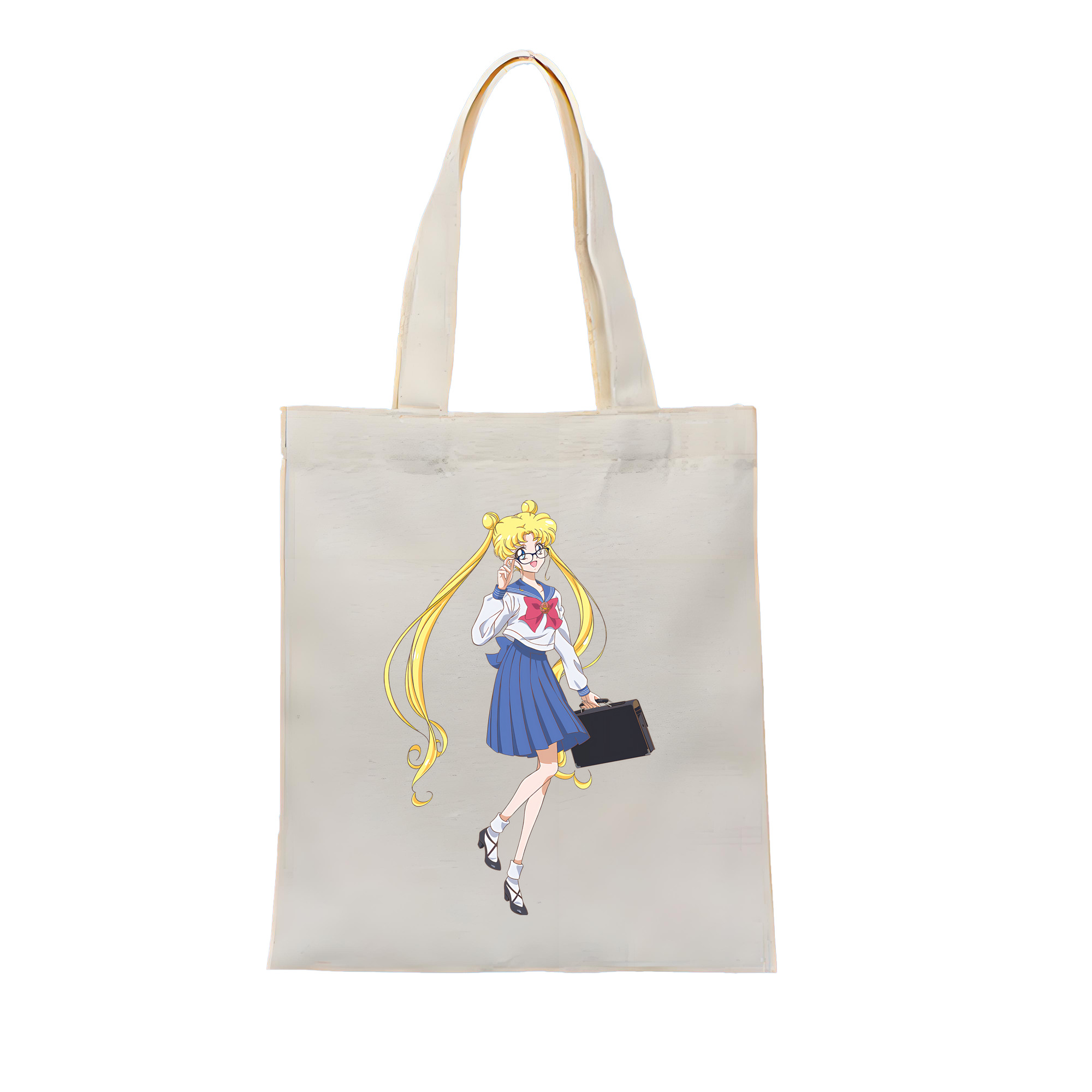 （画像用） 美少女戦士セーラームーン 愛野 美奈子 あいの みなこ Sailor Moon Aino Minako 縦型キャンバス生地手提げバッグ　トートバッグ