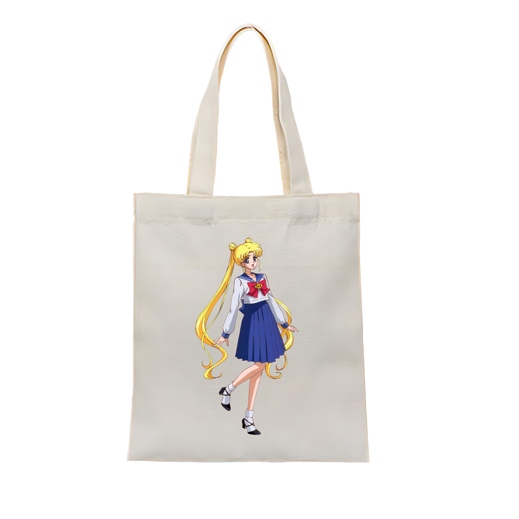 （画像用） 美少女戦士セーラームーン 愛野 美奈子 あいの みなこ Sailor Moon Aino Minako 縦型キャンバス生地手提げバッグ　トートバッグ