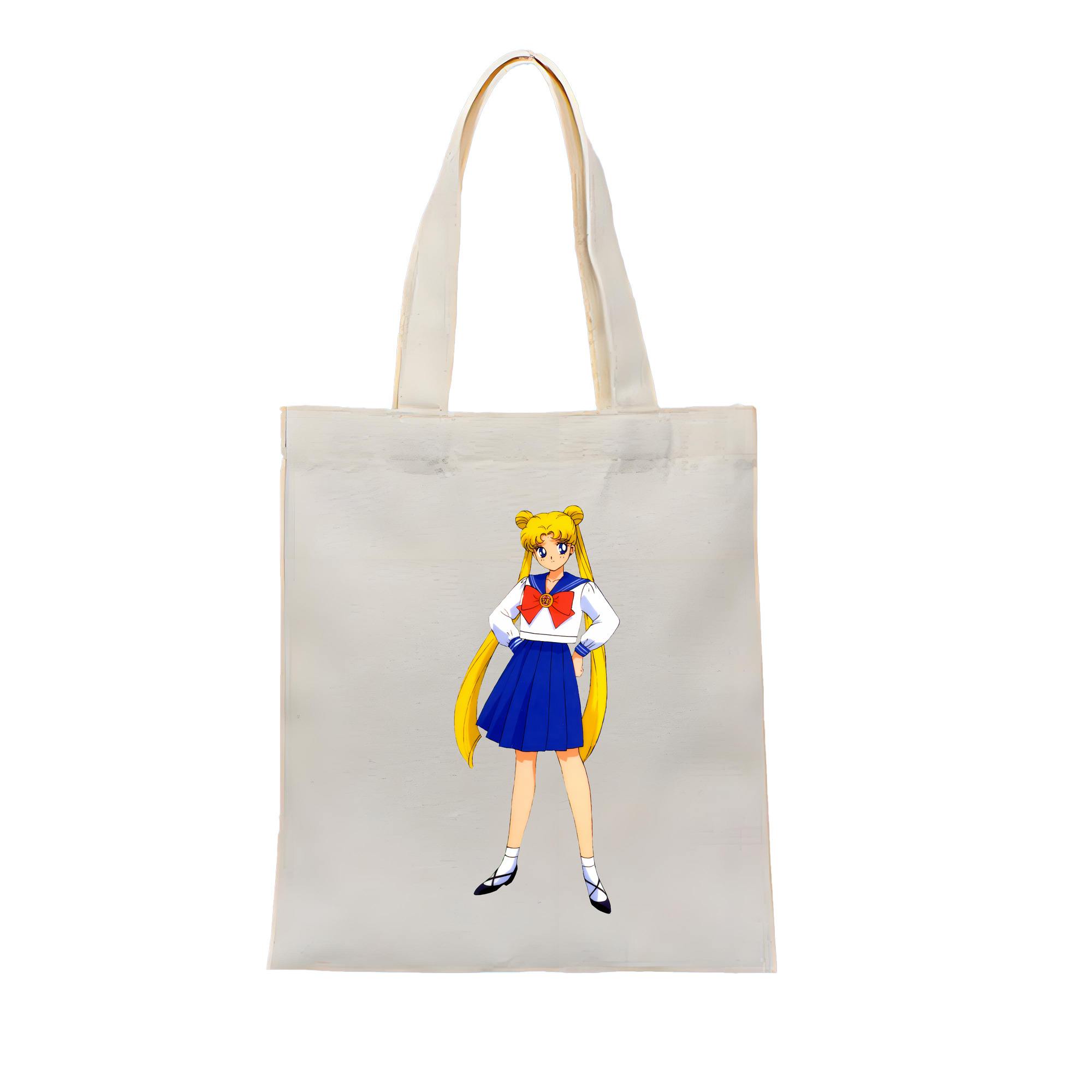 （画像用） 美少女戦士セーラームーン 愛野 美奈子 あいの みなこ Sailor Moon Aino Minako 縦型キャンバス生地手提げバッグ　トートバッグ