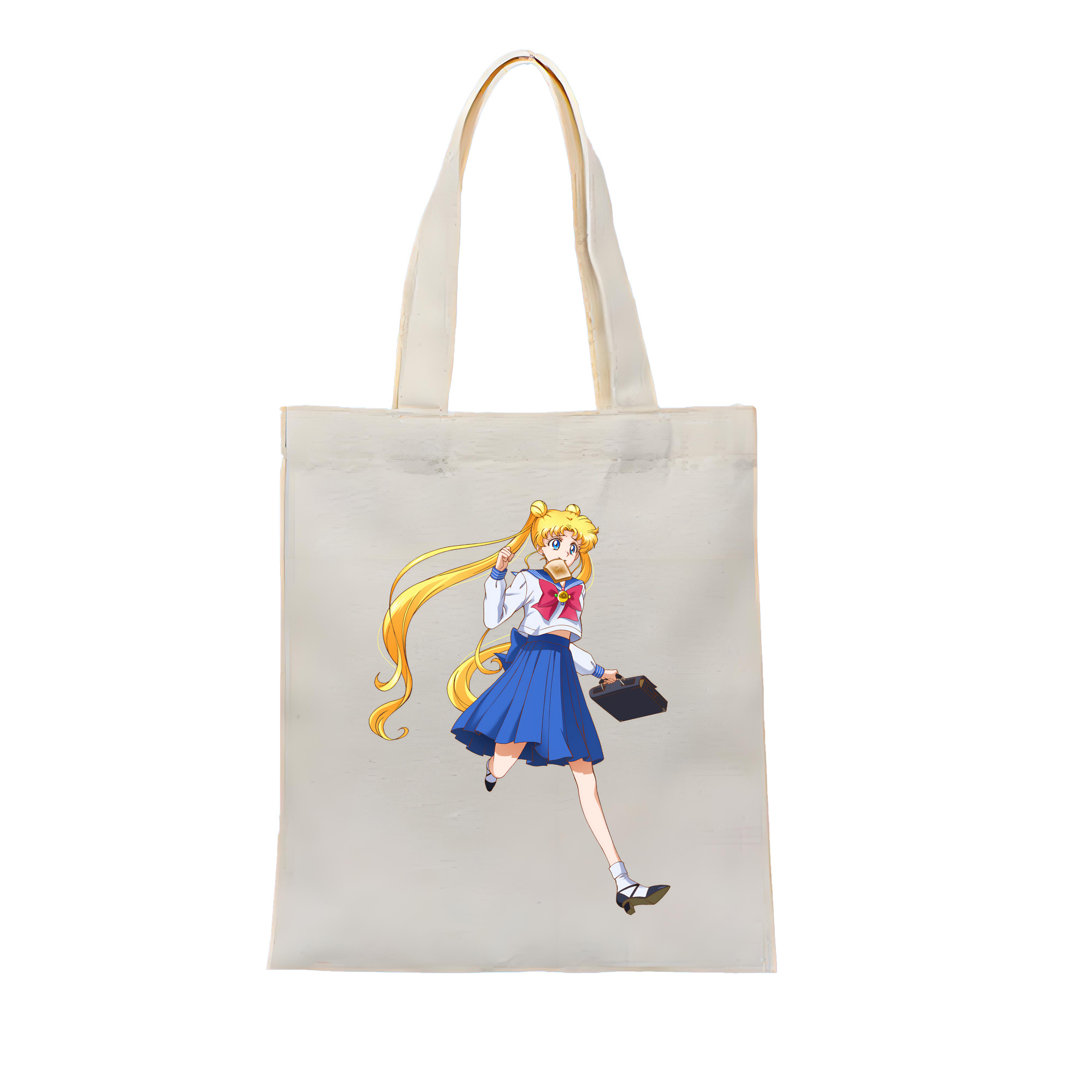 （画像用） 美少女戦士セーラームーン 愛野 美奈子 あいの みなこ Sailor Moon Aino Minako 縦型キャンバス生地手提げバッグ　トートバッグ