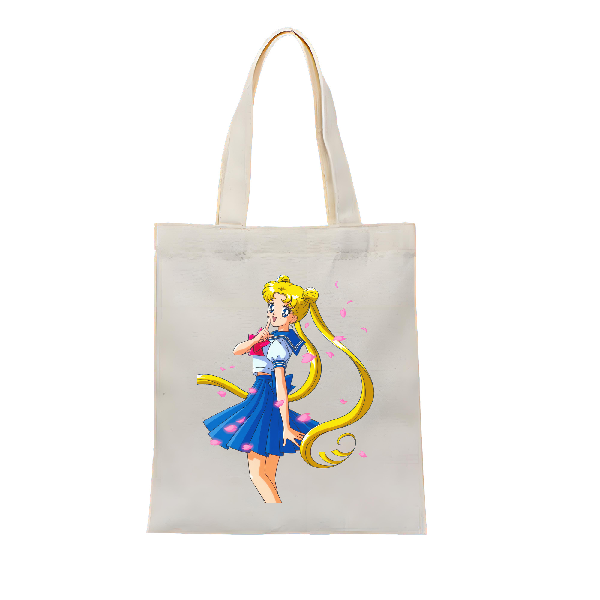 （画像用） 美少女戦士セーラームーン 愛野 美奈子 あいの みなこ Sailor Moon Aino Minako 縦型キャンバス生地手提げバッグ　トートバッグ