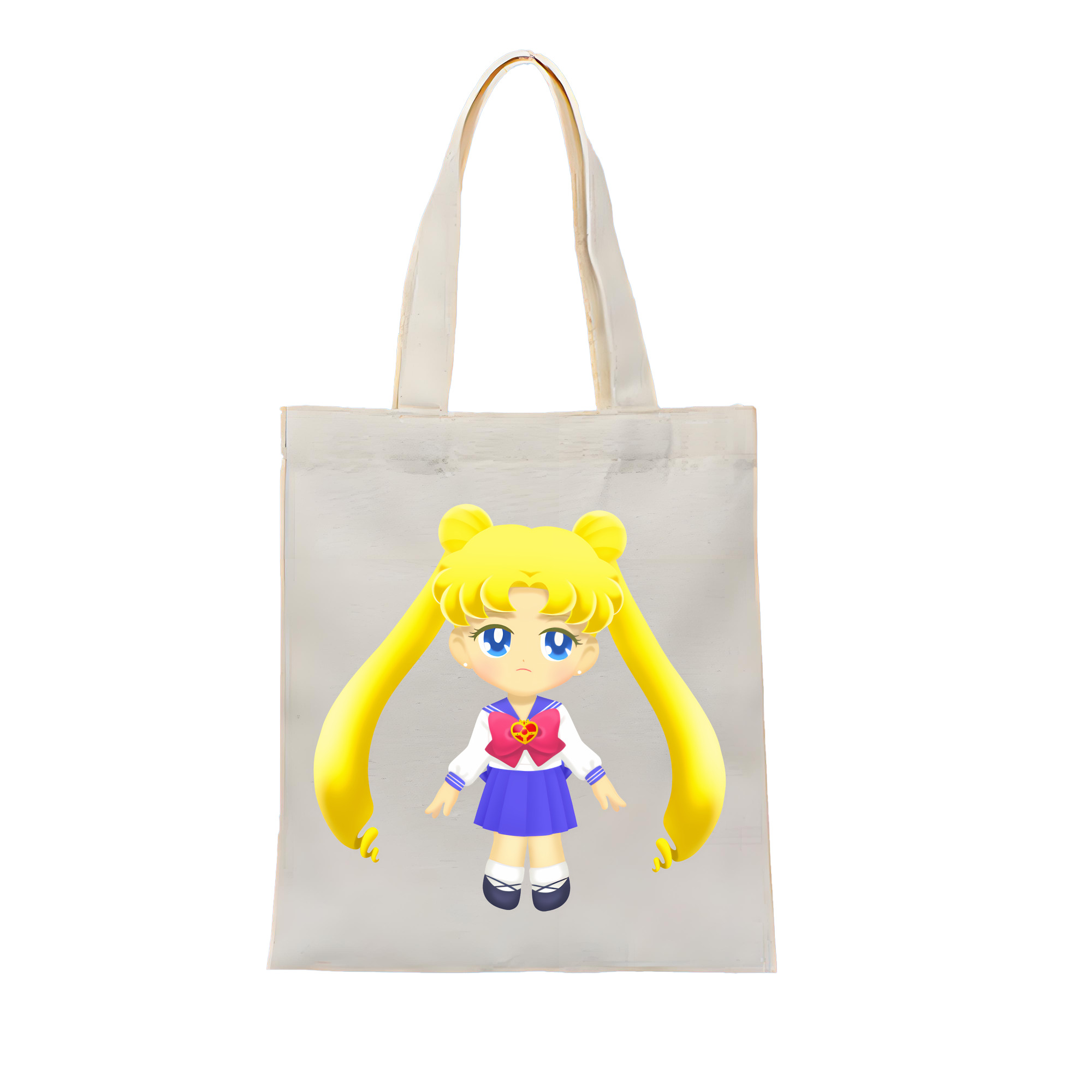 （画像用） 美少女戦士セーラームーン 愛野 美奈子 あいの みなこ Sailor Moon Aino Minako 縦型キャンバス生地手提げバッグ　トートバッグ