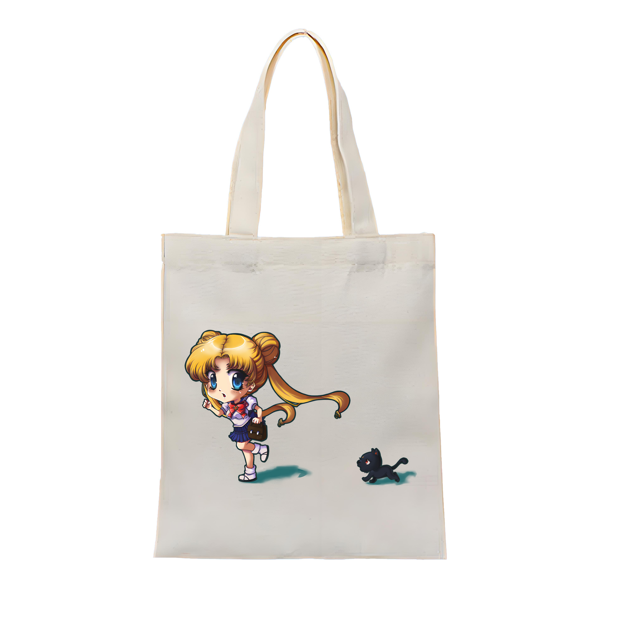 （画像用） 美少女戦士セーラームーン 愛野 美奈子 あいの みなこ Sailor Moon Aino Minako 縦型キャンバス生地手提げバッグ　トートバッグ