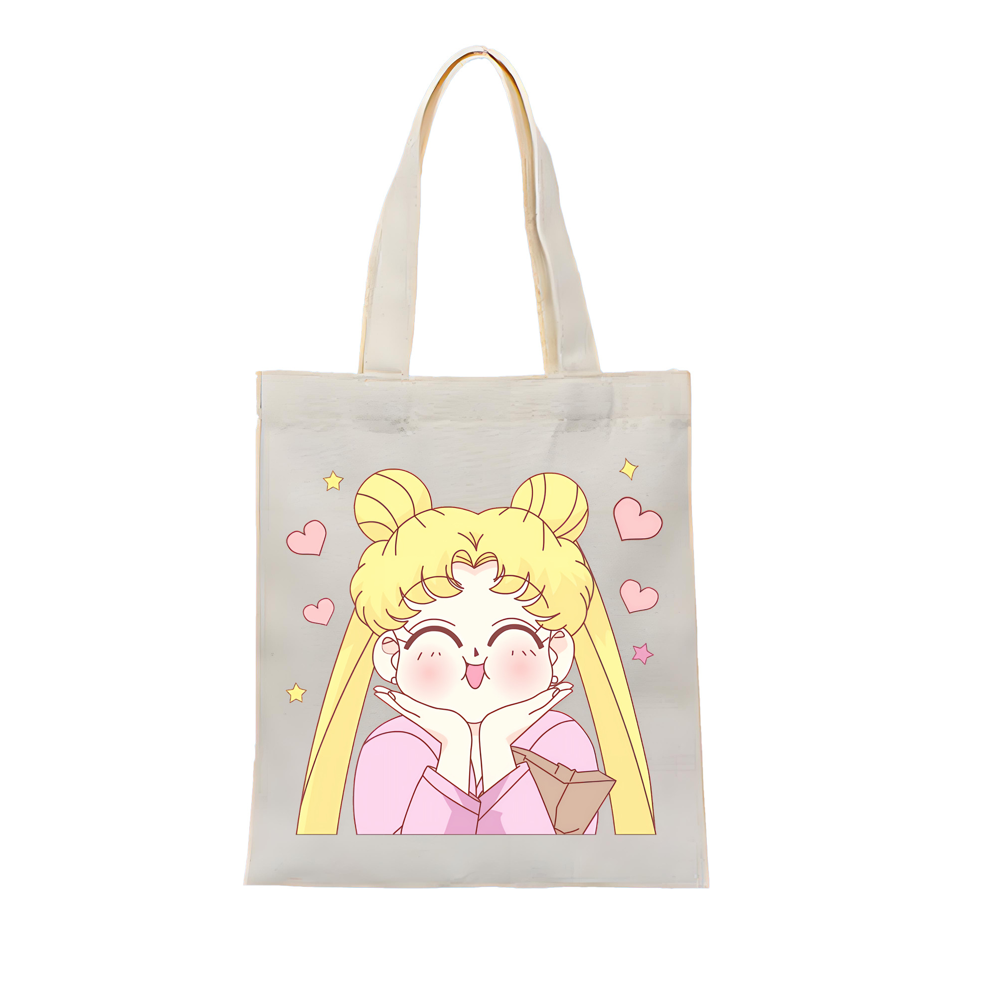 （画像用） 美少女戦士セーラームーン 愛野 美奈子 あいの みなこ Sailor Moon Aino Minako 縦型キャンバス生地手提げバッグ　トートバッグ