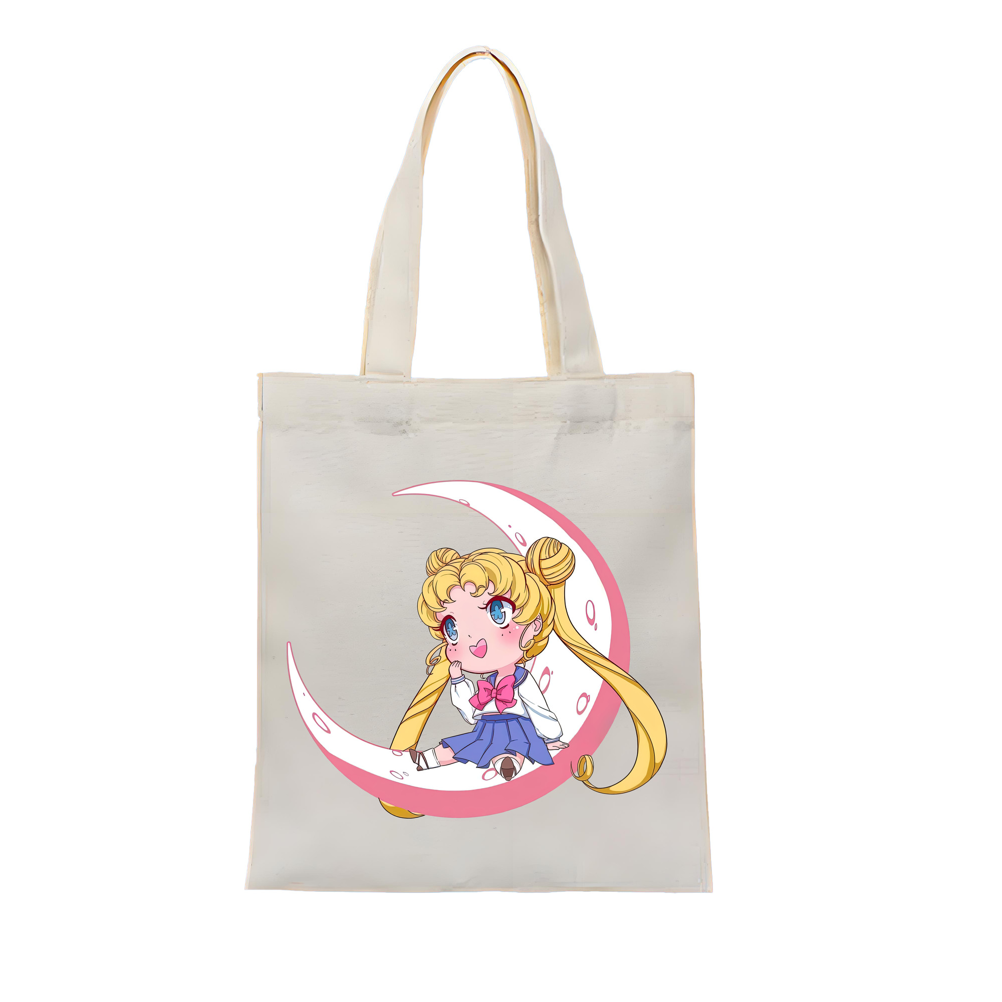 （画像用） 美少女戦士セーラームーン 愛野 美奈子 あいの みなこ Sailor Moon Aino Minako 縦型キャンバス生地手提げバッグ　トートバッグ