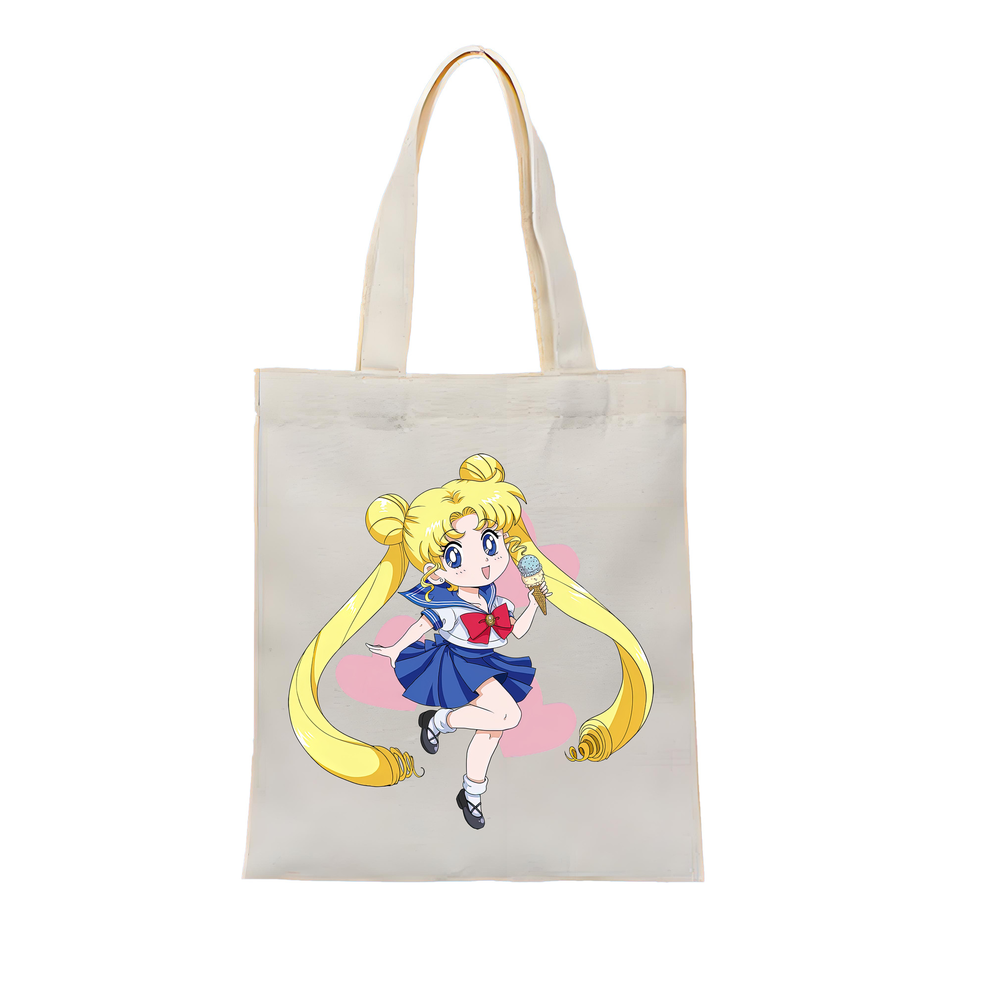 （画像用） 美少女戦士セーラームーン 愛野 美奈子 あいの みなこ Sailor Moon Aino Minako 縦型キャンバス生地手提げバッグ　トートバッグ