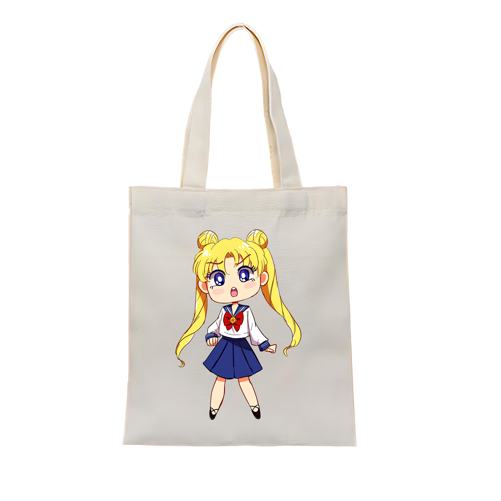 （画像用） 美少女戦士セーラームーン 愛野 美奈子 あいの みなこ Sailor Moon Aino Minako 縦型キャンバス生地手提げバッグ　トートバッグ