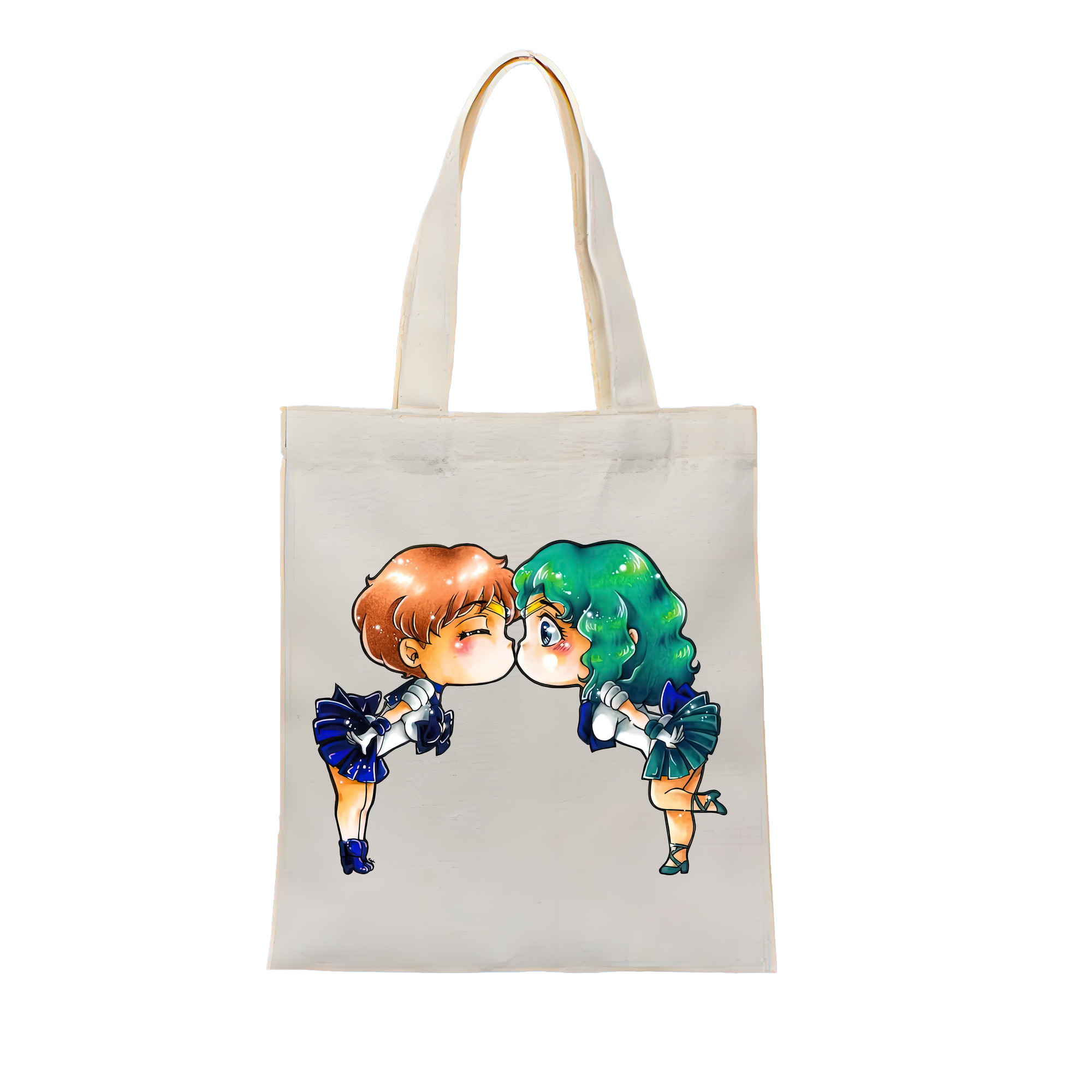 （画像用） 美少女戦士セーラームーン 天王はるか Sailor Moon Tenoh Haruka 縦型キャンバス生地手提げバッグ　トートバッグ
