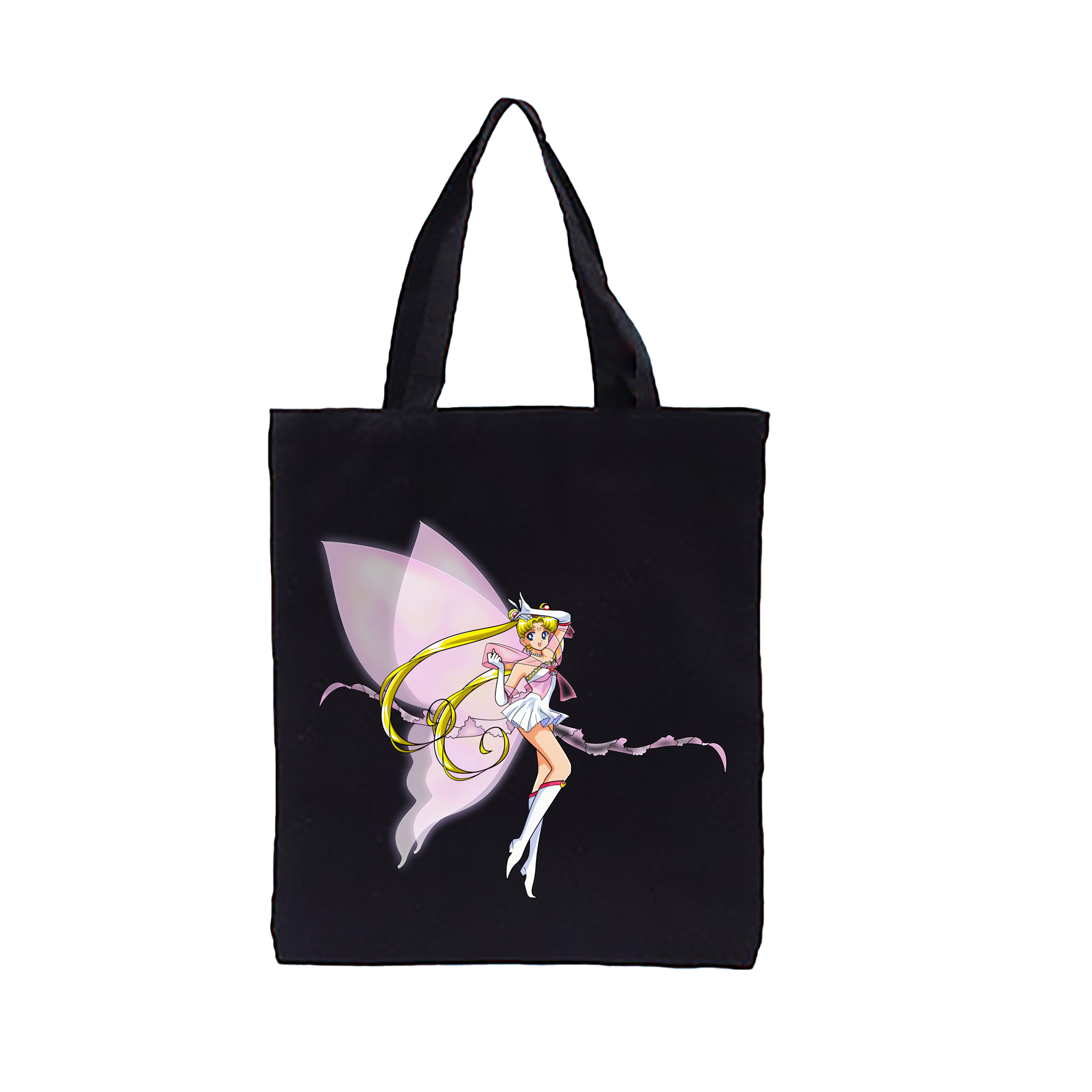 （画像用） 美少女戦士セーラームーン 月野 うさぎ つきの うさぎ Sailor Moon Tsukino Usagi 縦型キャンバス生地手提げバッグ　トートバッグ