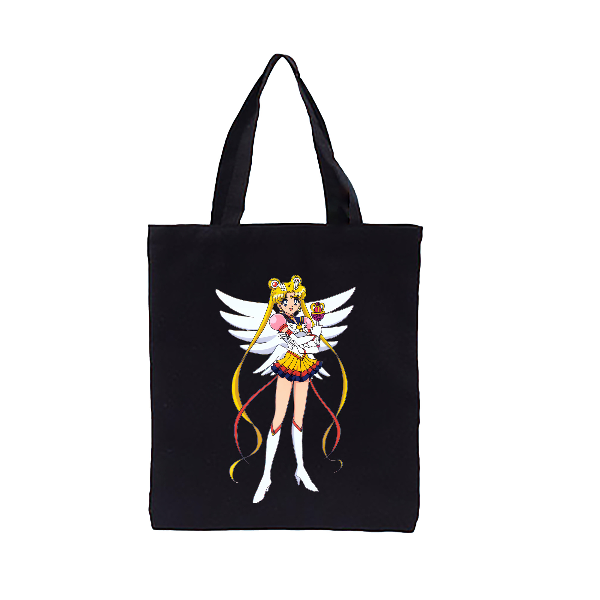 （画像用） 美少女戦士セーラームーン 月野 うさぎ つきの うさぎ Sailor Moon Tsukino Usagi 縦型キャンバス生地手提げバッグ　トートバッグ