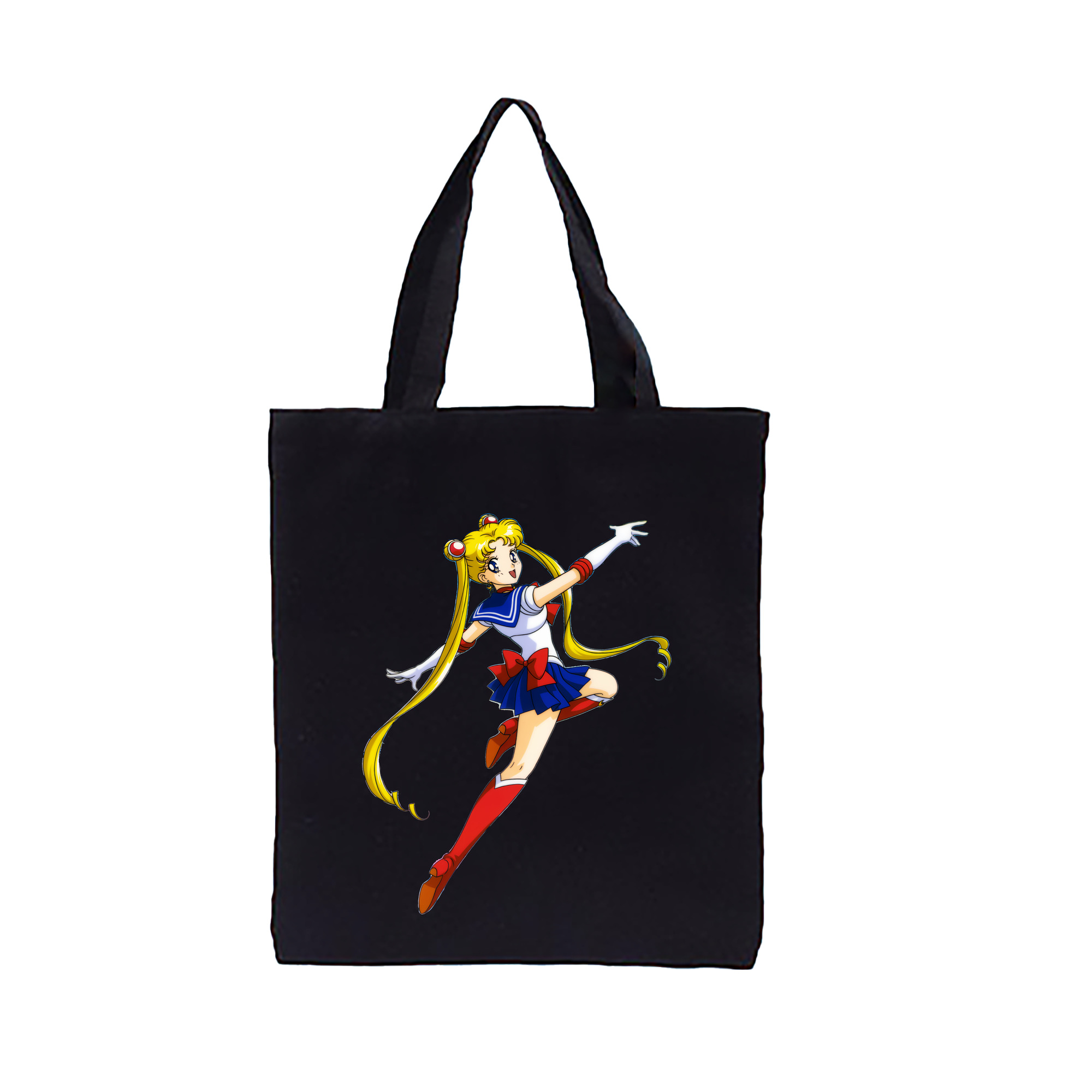 （画像用） 美少女戦士セーラームーン 月野 うさぎ つきの うさぎ Sailor Moon Tsukino Usagi 縦型キャンバス生地手提げバッグ　トートバッグ