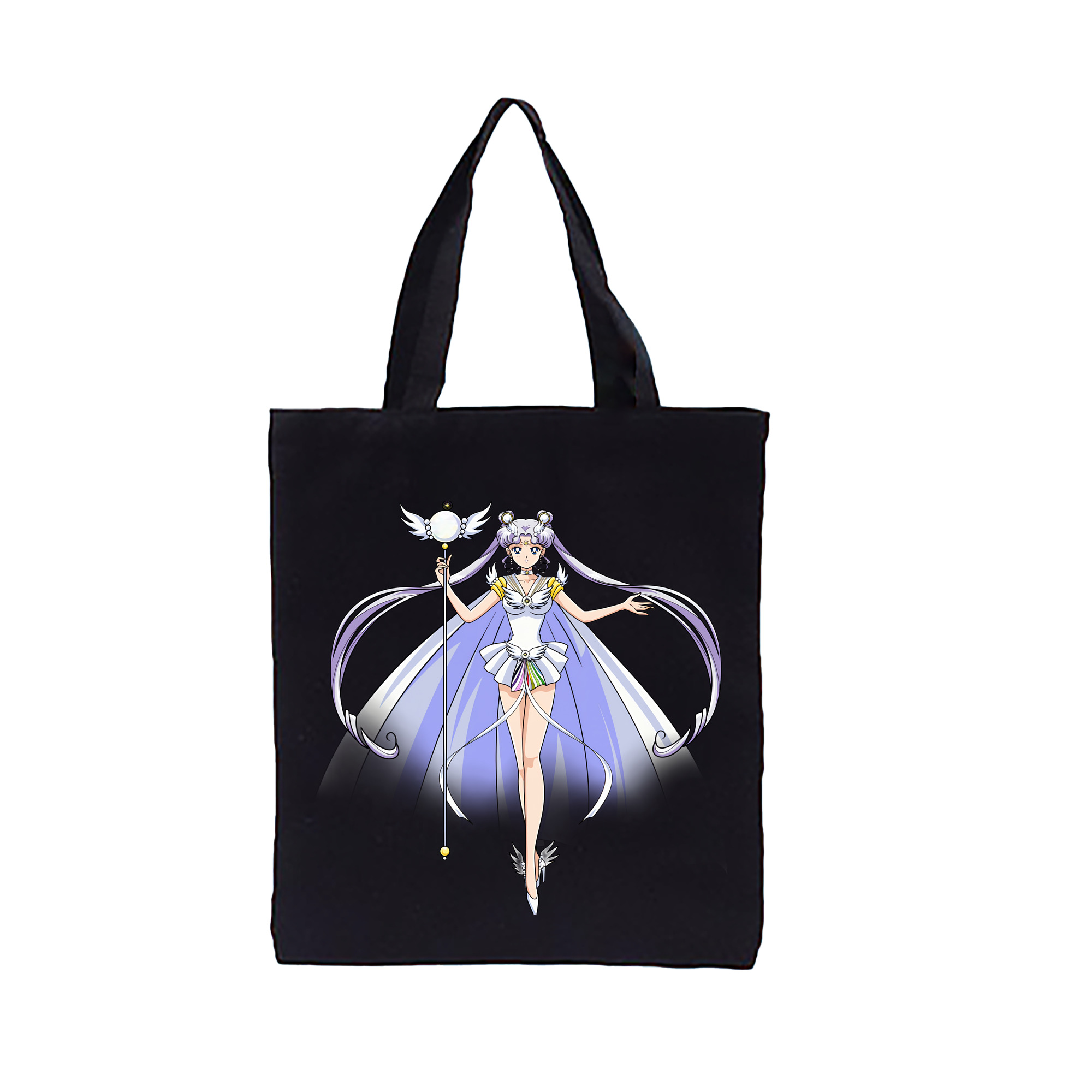（画像用） 美少女戦士セーラームーン 月野 うさぎ つきの うさぎ Sailor Moon Tsukino Usagi 縦型キャンバス生地手提げバッグ　トートバッグ