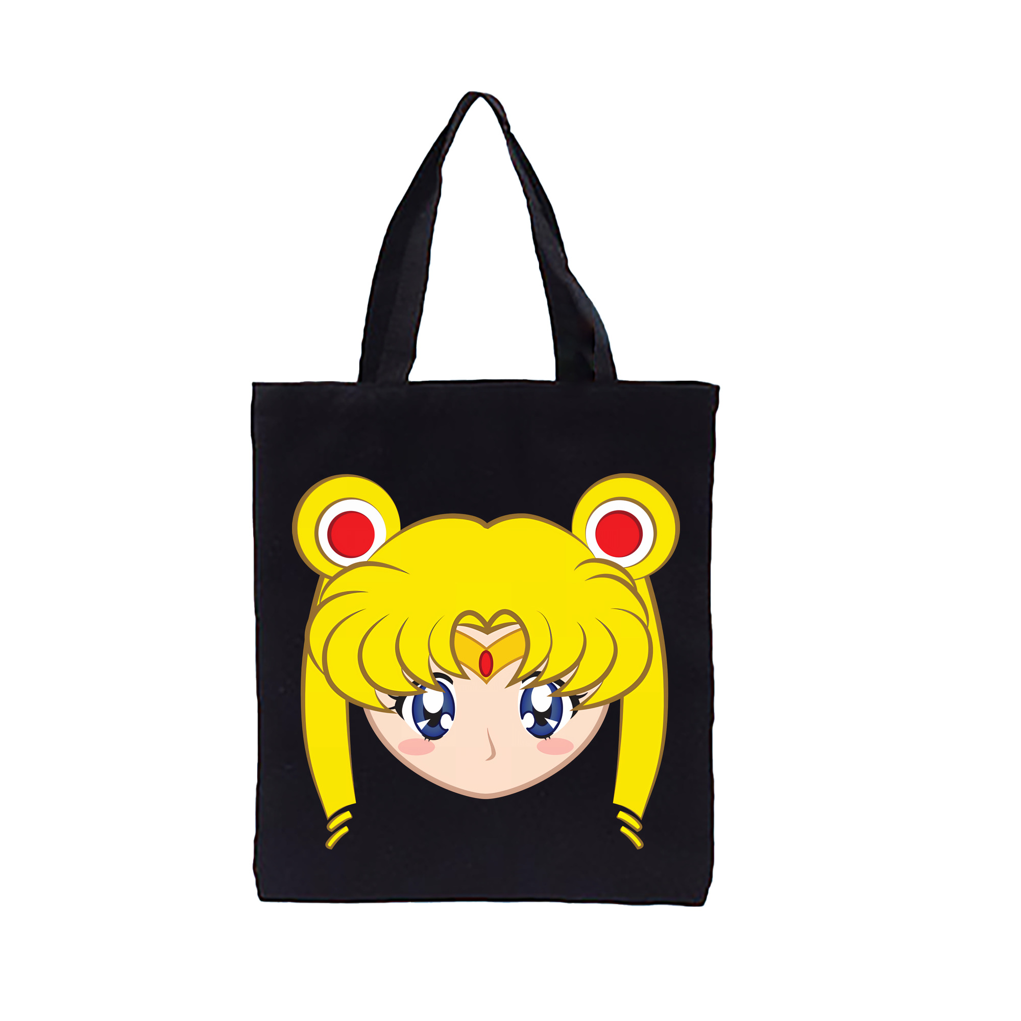 （画像用） 美少女戦士セーラームーン 月野 うさぎ つきの うさぎ Sailor Moon Tsukino Usagi 縦型キャンバス生地手提げバッグ　トートバッグ