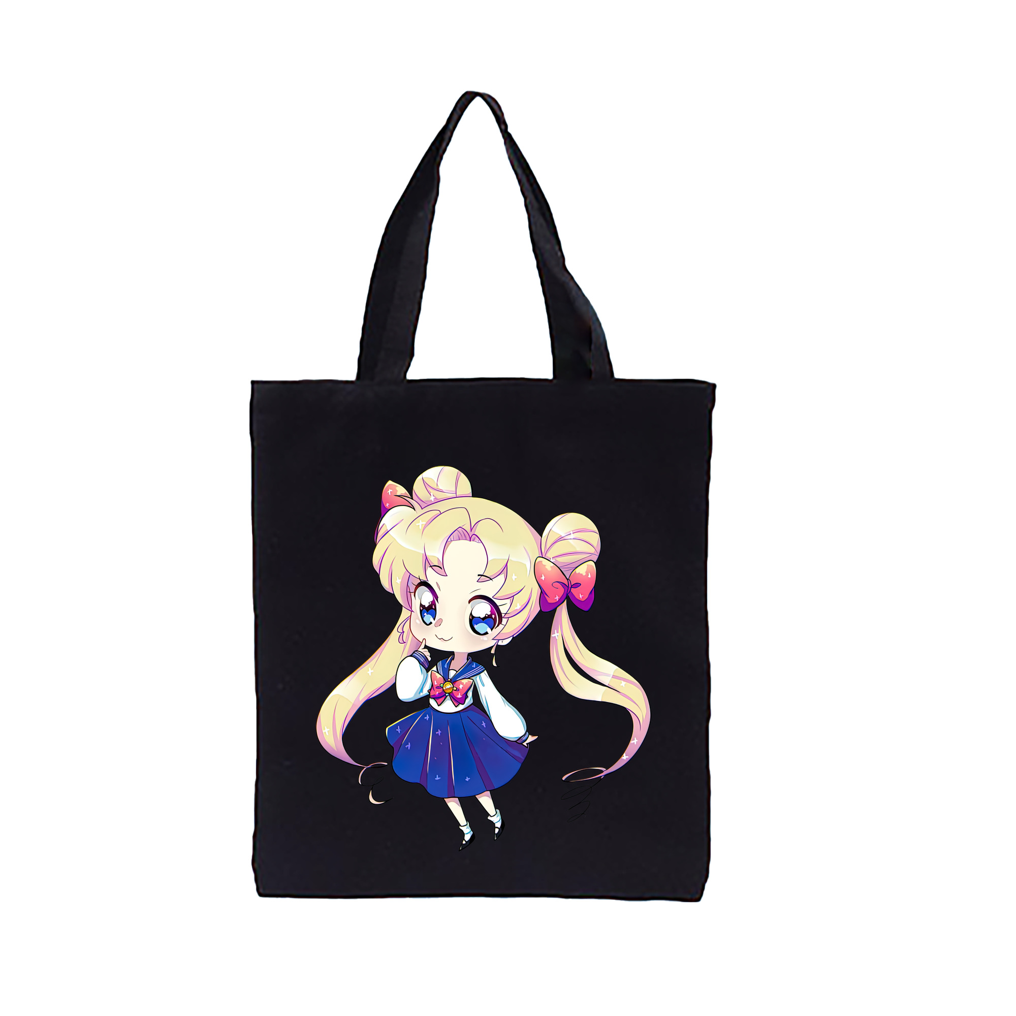 （画像用） 美少女戦士セーラームーン 月野 うさぎ つきの うさぎ Sailor Moon Tsukino Usagi 縦型キャンバス生地手提げバッグ　トートバッグ