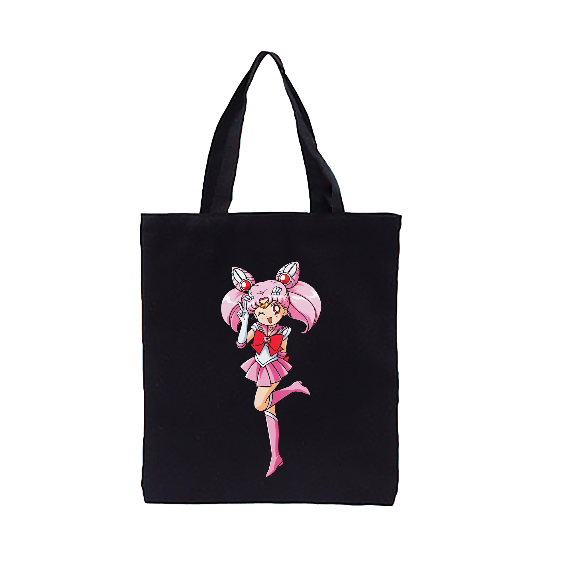 （画像用） 美少女戦士セーラームーン ちびうさ Sailor Moon Chibiusa Tsukino Usagi Small Lady Serenity 縦型キャンバス生地手提げバッグ　トートバッグ