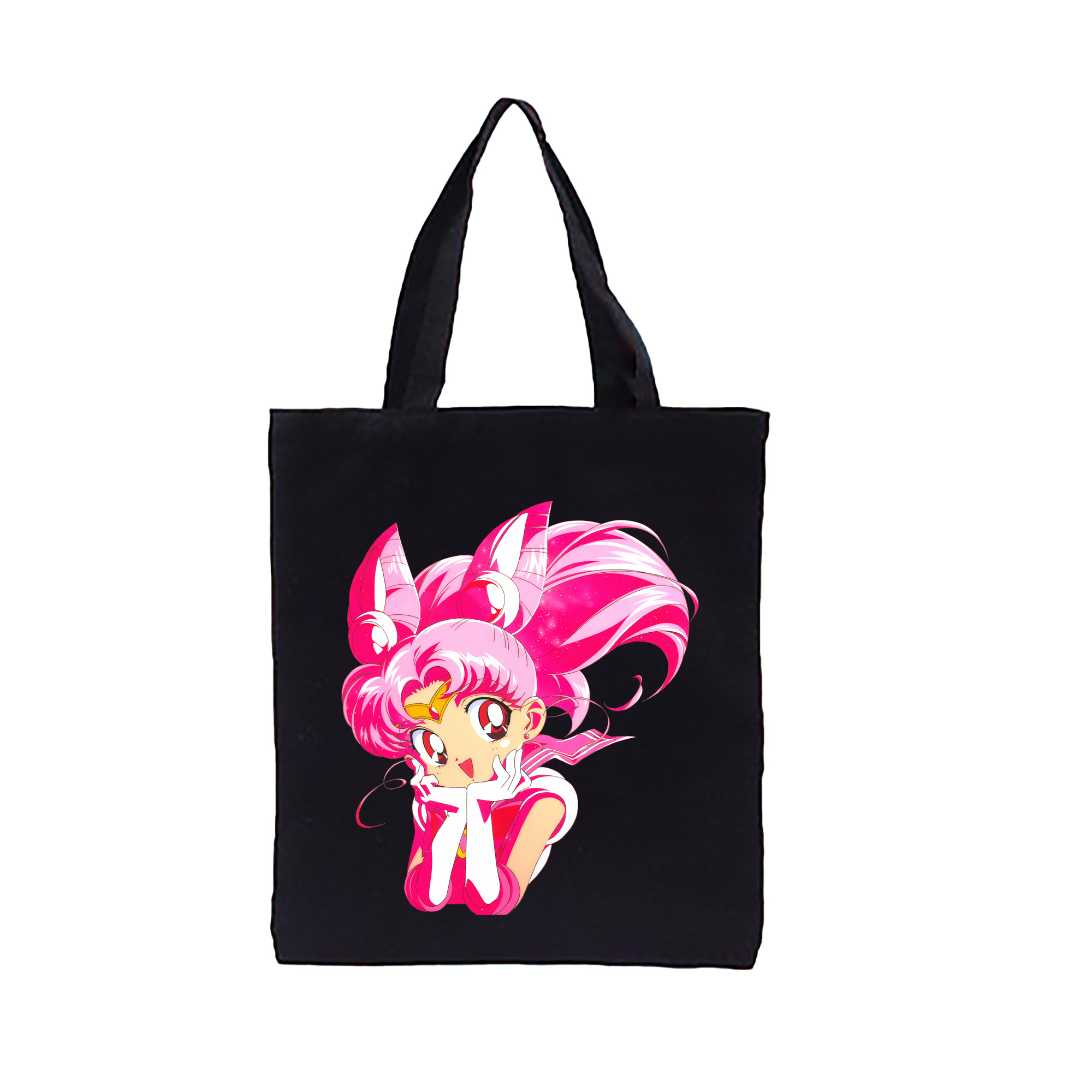 （画像用） 美少女戦士セーラームーン ちびうさ Sailor Moon Chibiusa Tsukino Usagi Small Lady Serenity 縦型キャンバス生地手提げバッグ　トートバッグ