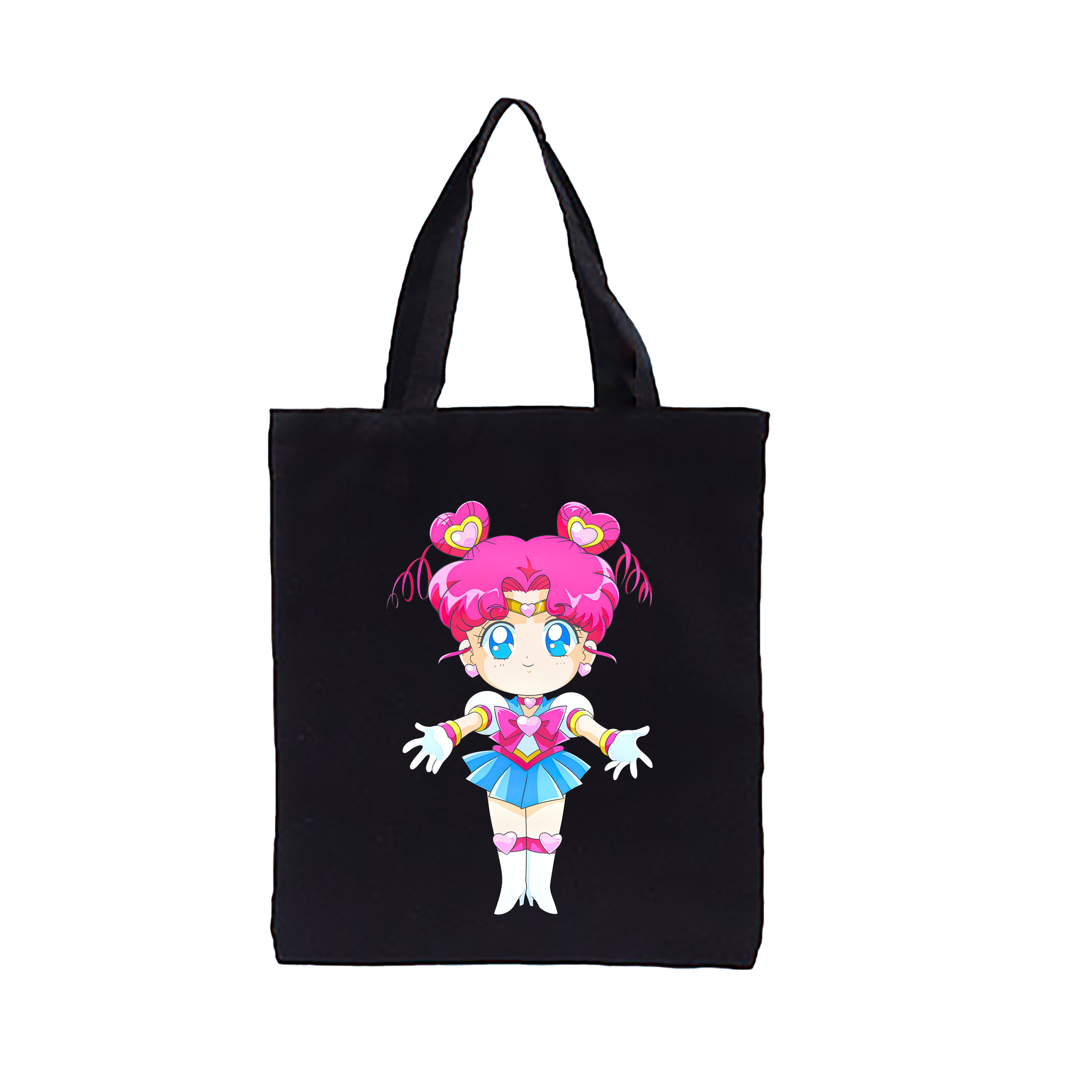 （画像用） 美少女戦士セーラームーン ちびうさ Sailor Moon Chibiusa Tsukino Usagi Small Lady Serenity 縦型キャンバス生地手提げバッグ　トートバッグ