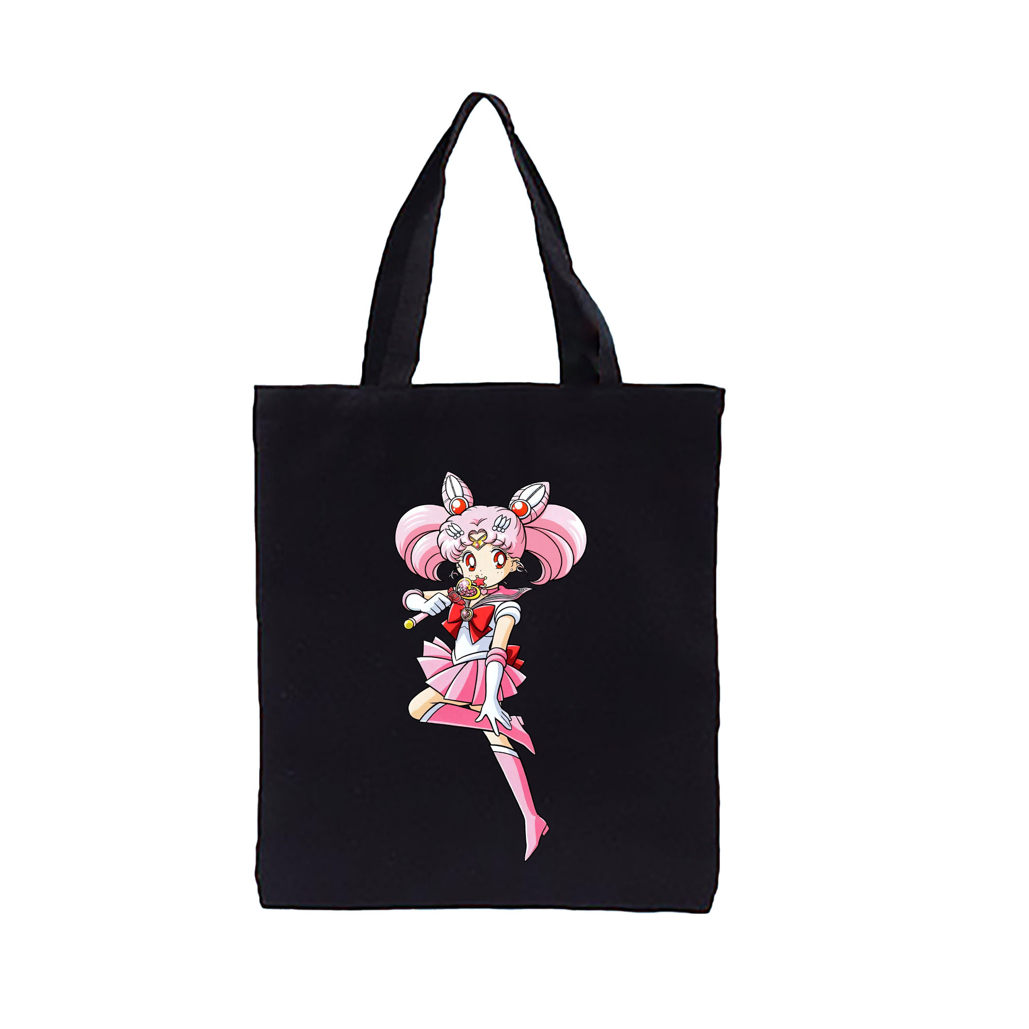 （画像用） 美少女戦士セーラームーン ちびうさ Sailor Moon Chibiusa Tsukino Usagi Small Lady Serenity 縦型キャンバス生地手提げバッグ　トートバッグ