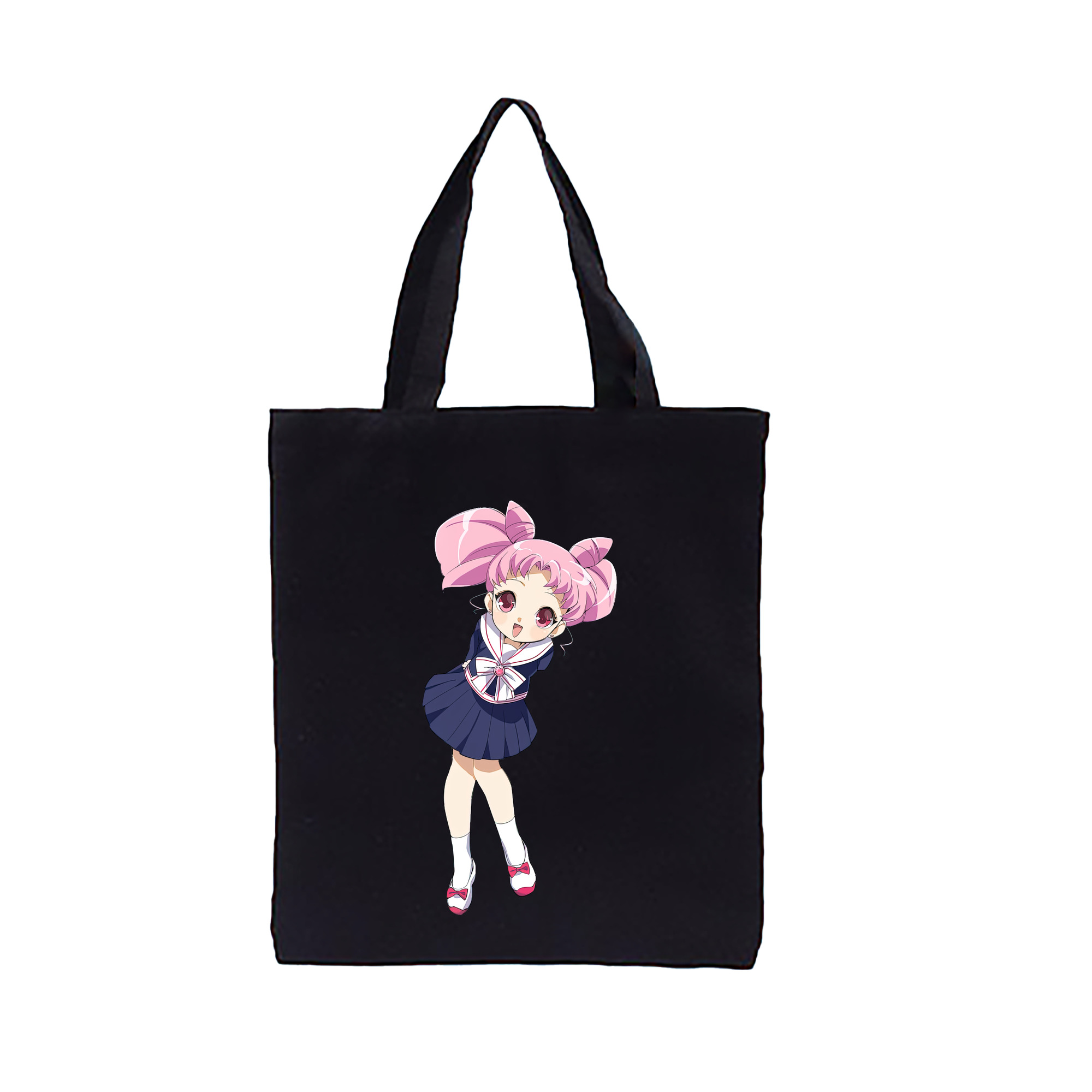 （画像用） 美少女戦士セーラームーン ちびうさ Sailor Moon Chibiusa Tsukino Usagi Small Lady Serenity 縦型キャンバス生地手提げバッグ　トートバッグ