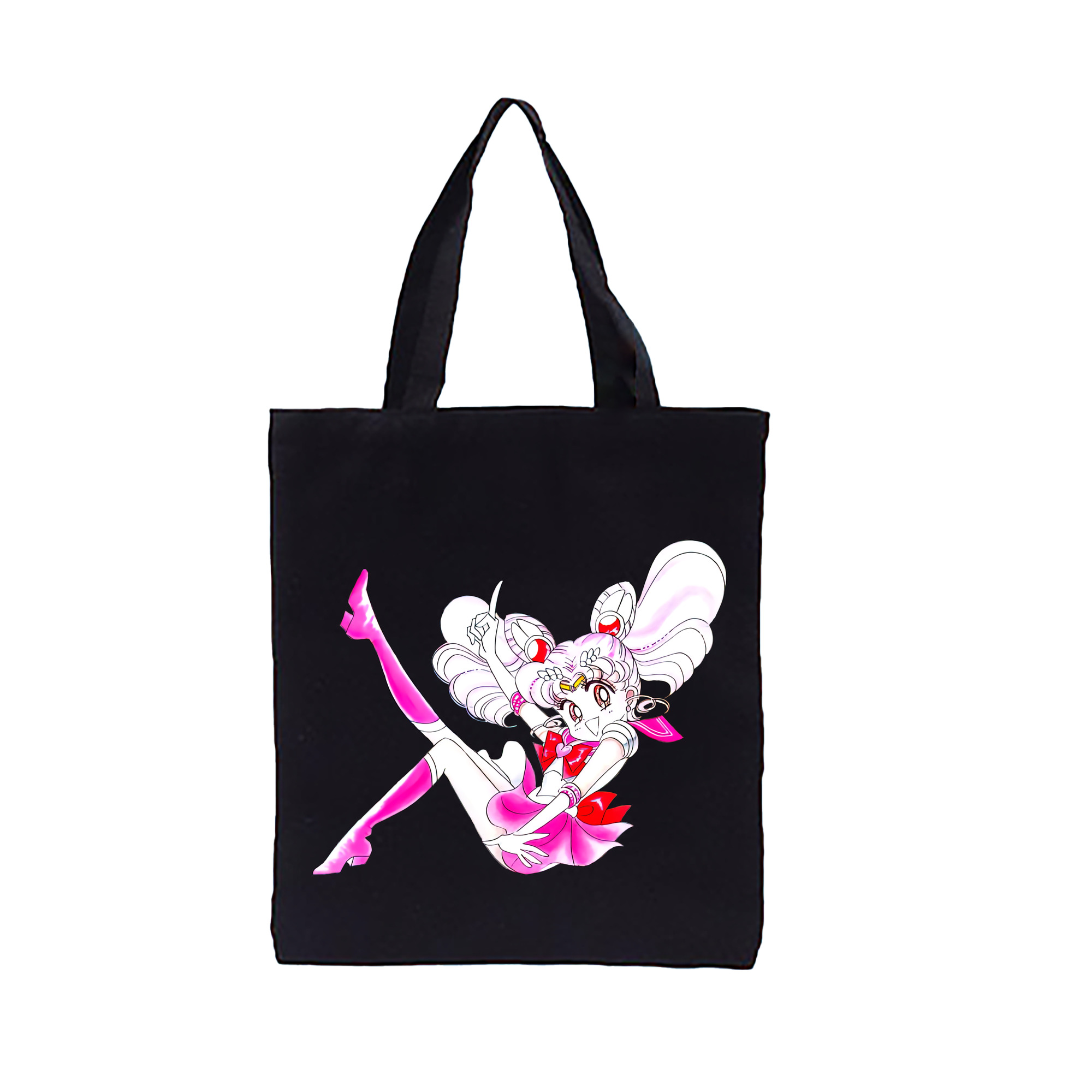 （画像用） 美少女戦士セーラームーン ちびうさ Sailor Moon Chibiusa Tsukino Usagi Small Lady Serenity 縦型キャンバス生地手提げバッグ　トートバッグ