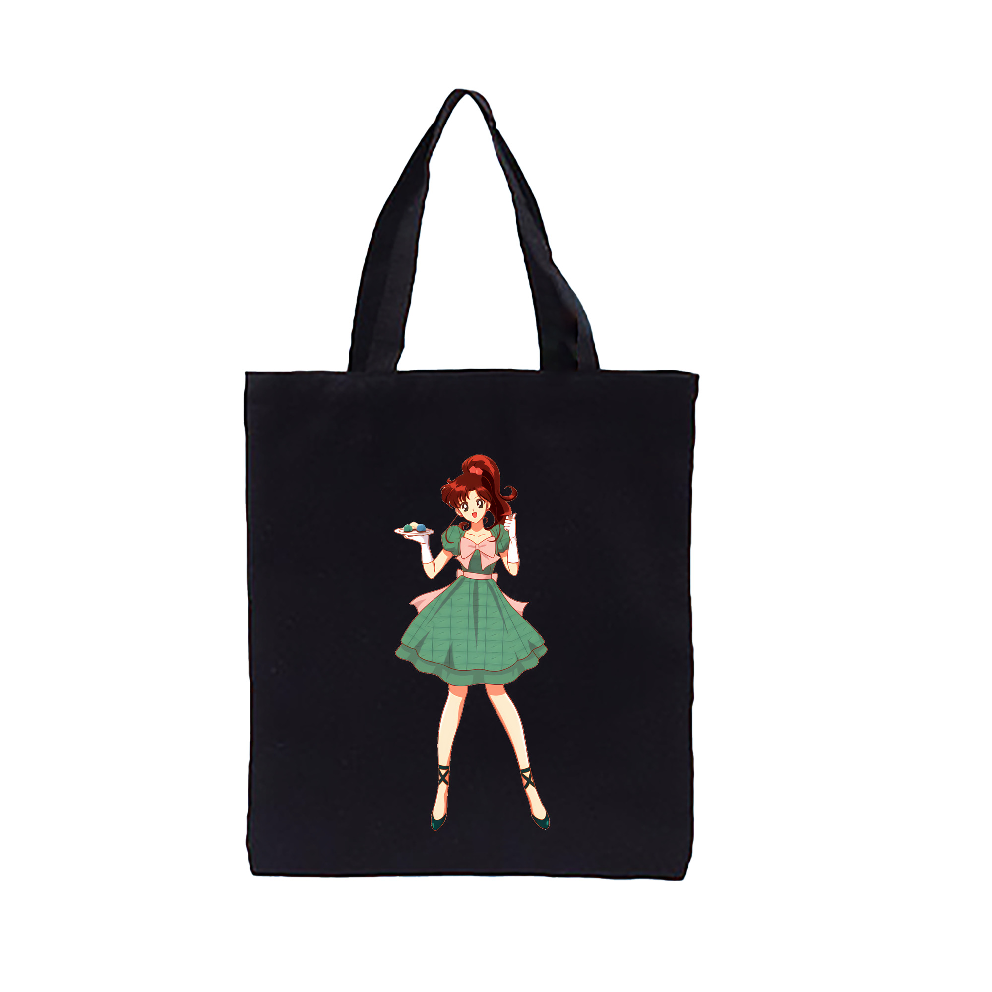 （画像用） 美少女戦士セーラームーン 木野 まこと きの まこと Sailor Moon Kino Makoto （セーラージュピター；Sailor Jupiter） 縦型キャンバス生地手提げバッグ　トートバッグ