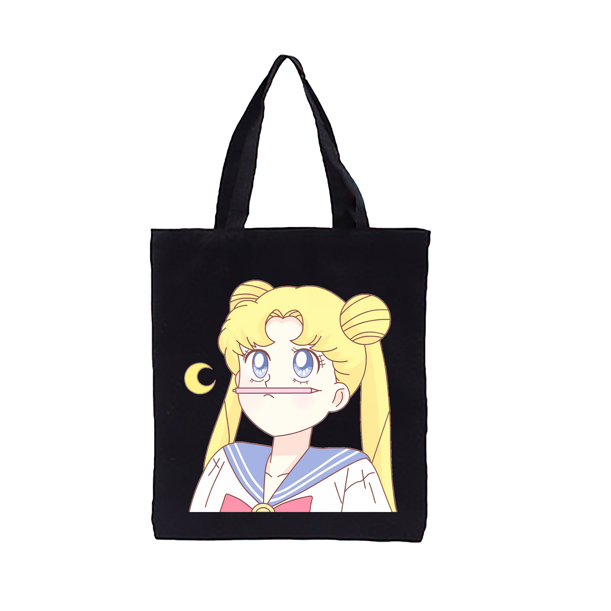 （画像用） 美少女戦士セーラームーン 愛野 美奈子 あいの みなこ Sailor Moon Aino Minako 縦型キャンバス生地手提げバッグ　トートバッグ