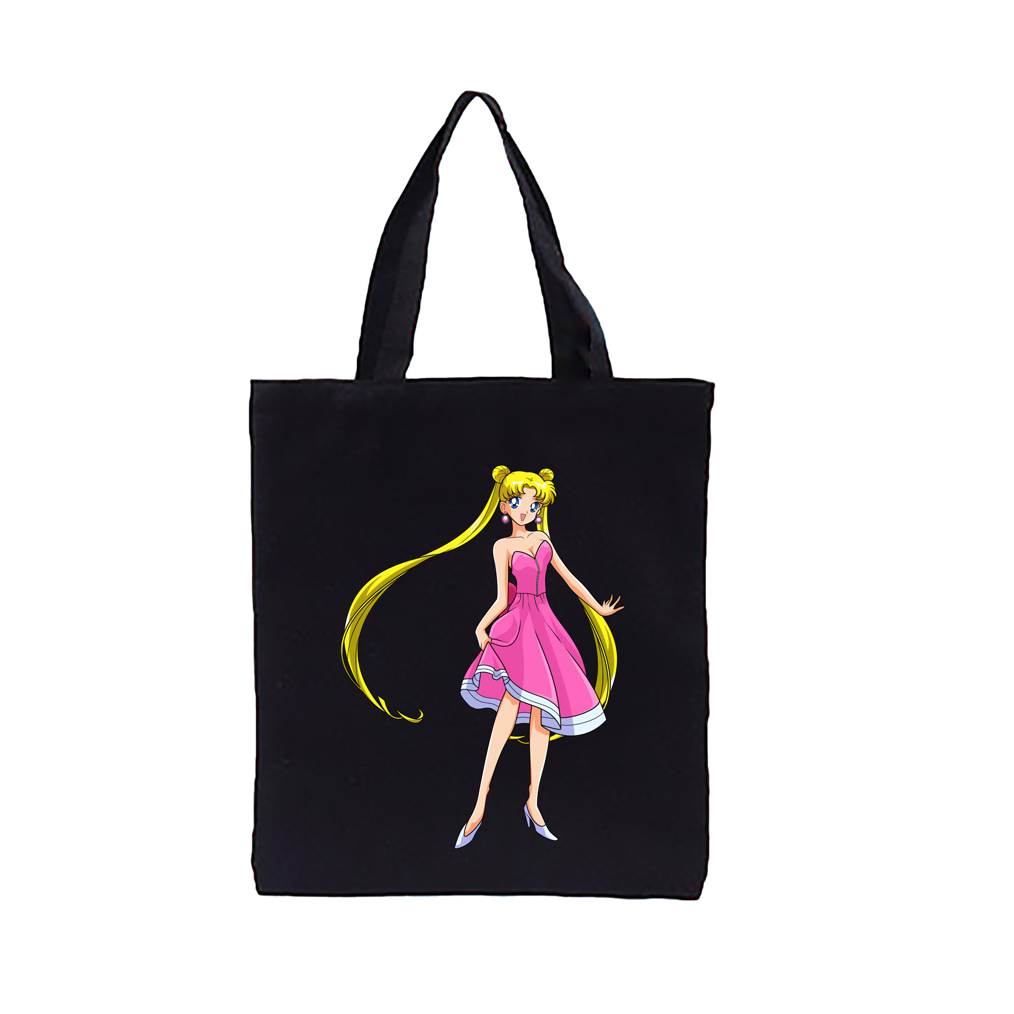 （画像用） 美少女戦士セーラームーン 愛野 美奈子 あいの みなこ Sailor Moon Aino Minako 縦型キャンバス生地手提げバッグ　トートバッグ